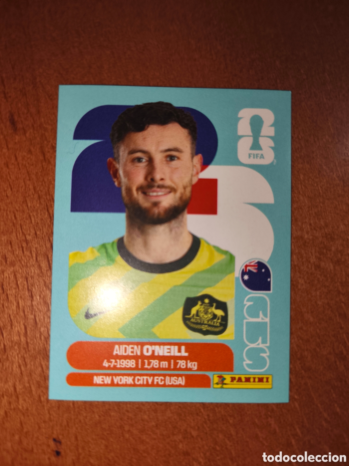 Cromos de f&uacute;tbol: AUS14 Aiden O'Neill AUS 14 Fifa World Cup 2026 Australia