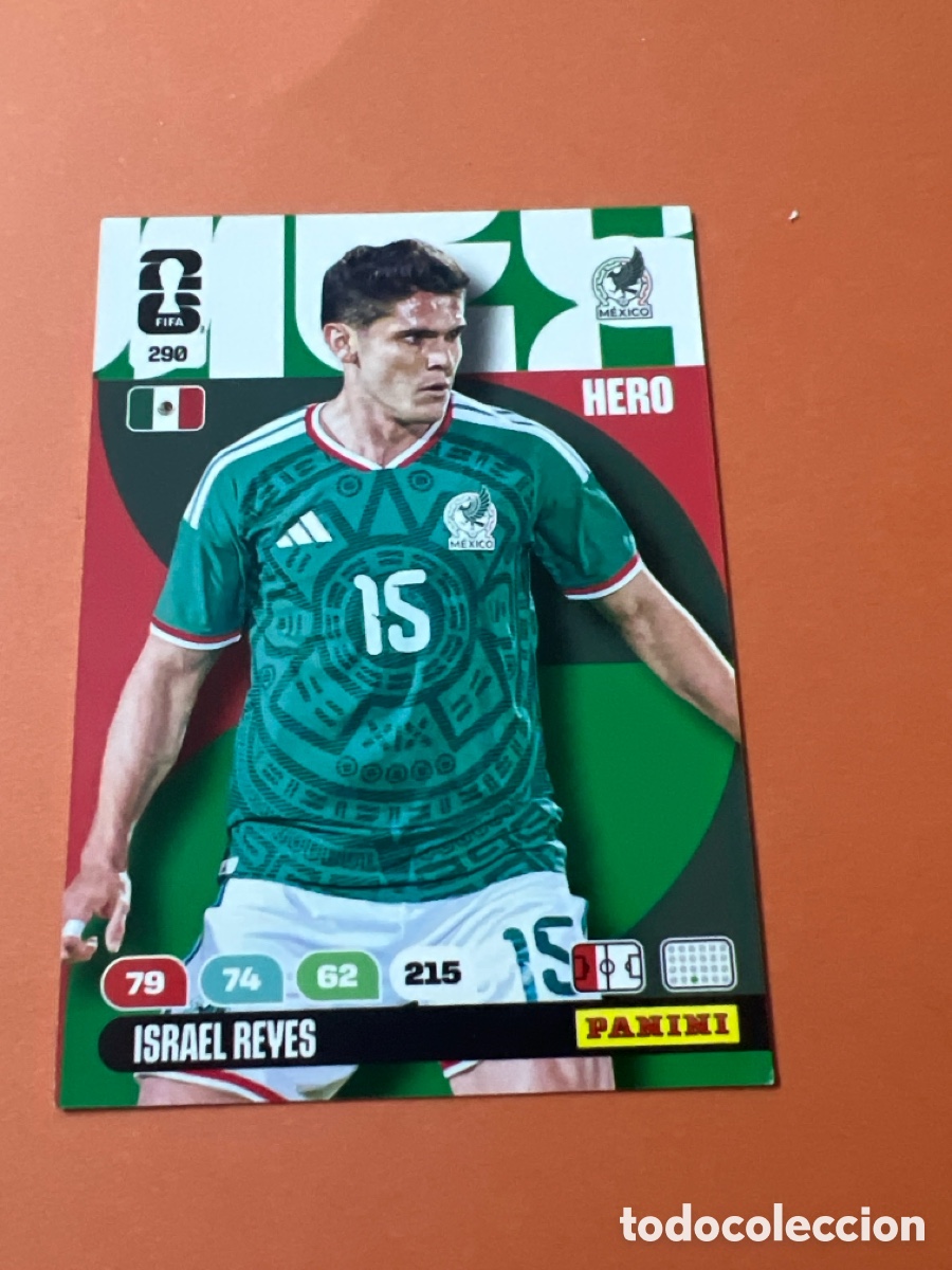 Cromos de f&uacute;tbol: E340. ISRAEL REYES MEXICO N&ordm; 290 ADRENALYN XL MUNDIAL 2026 26 FIFA WORLD CUP PANINI