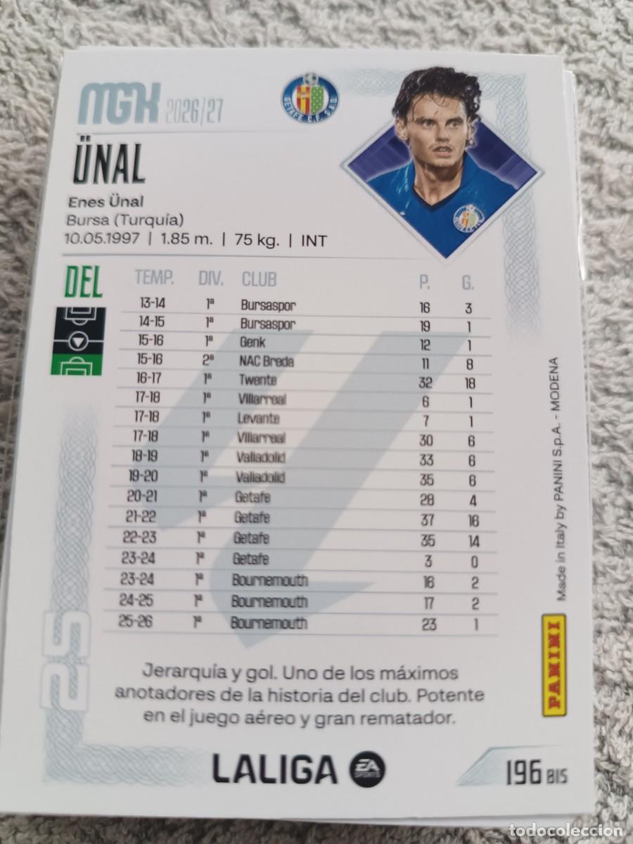 Cromos de f&uacute;tbol: megacracks 2026-27 196 BIS