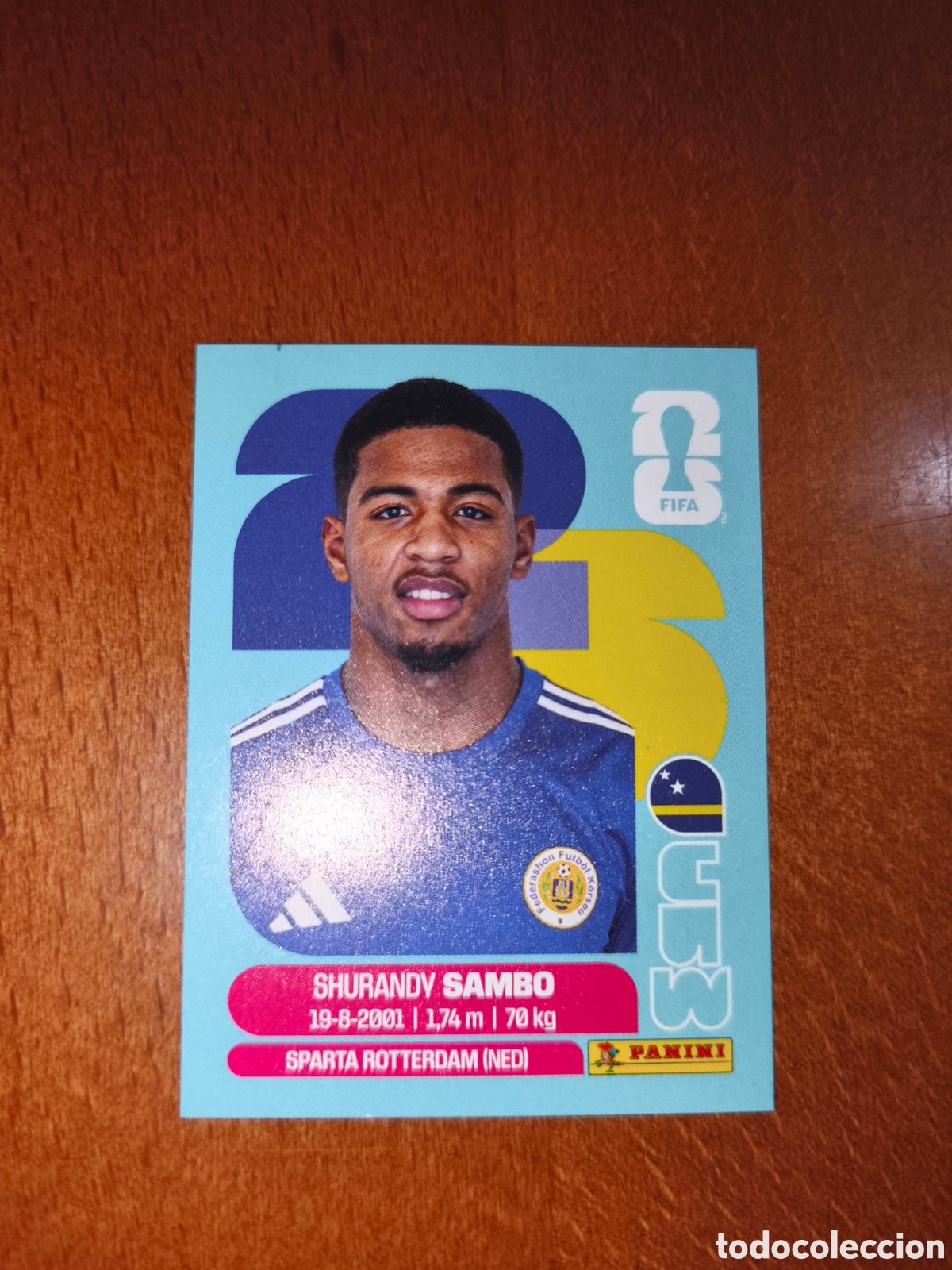 Cromos de f&uacute;tbol: CUW8 Shurandy Sambo Fifa World Cup 2026 Cura&ccedil;ao