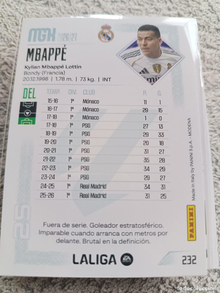 Cromos de f&uacute;tbol: megacracks 2026-27 232