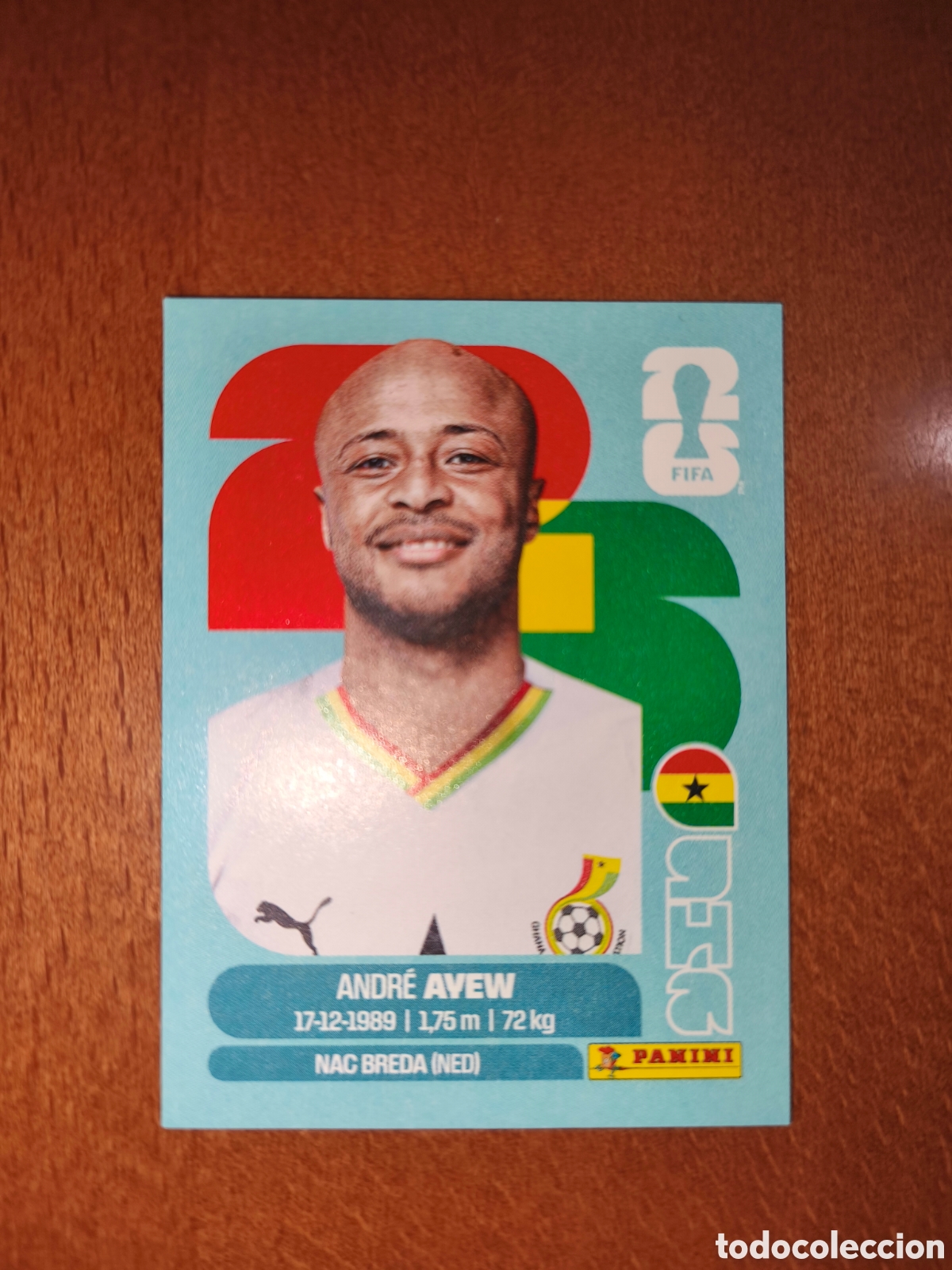 Cromos de f&uacute;tbol: GHA17 Andr&eacute; Ayew Fifa World Cup 2026 Ghana