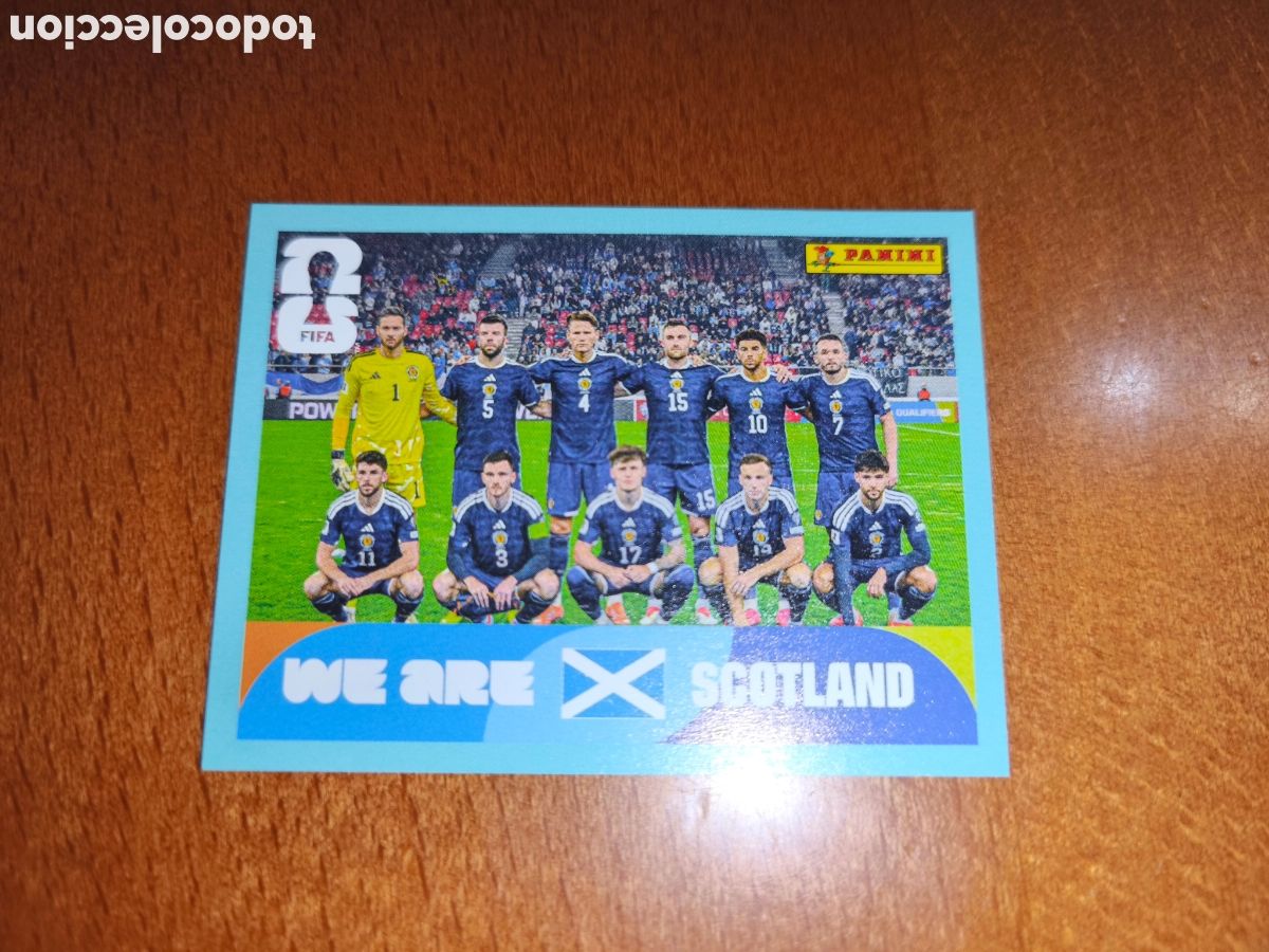 Cromos de f&uacute;tbol: SCO13 Equipo Fifa World Cup 2026 Escocia