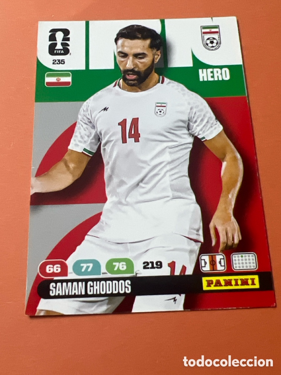 Cromos de f&uacute;tbol: E360. 235 GHODDOS IR&Aacute;N Carta FIFA WORLD CUP 2026 mundial ADRENALYN XL