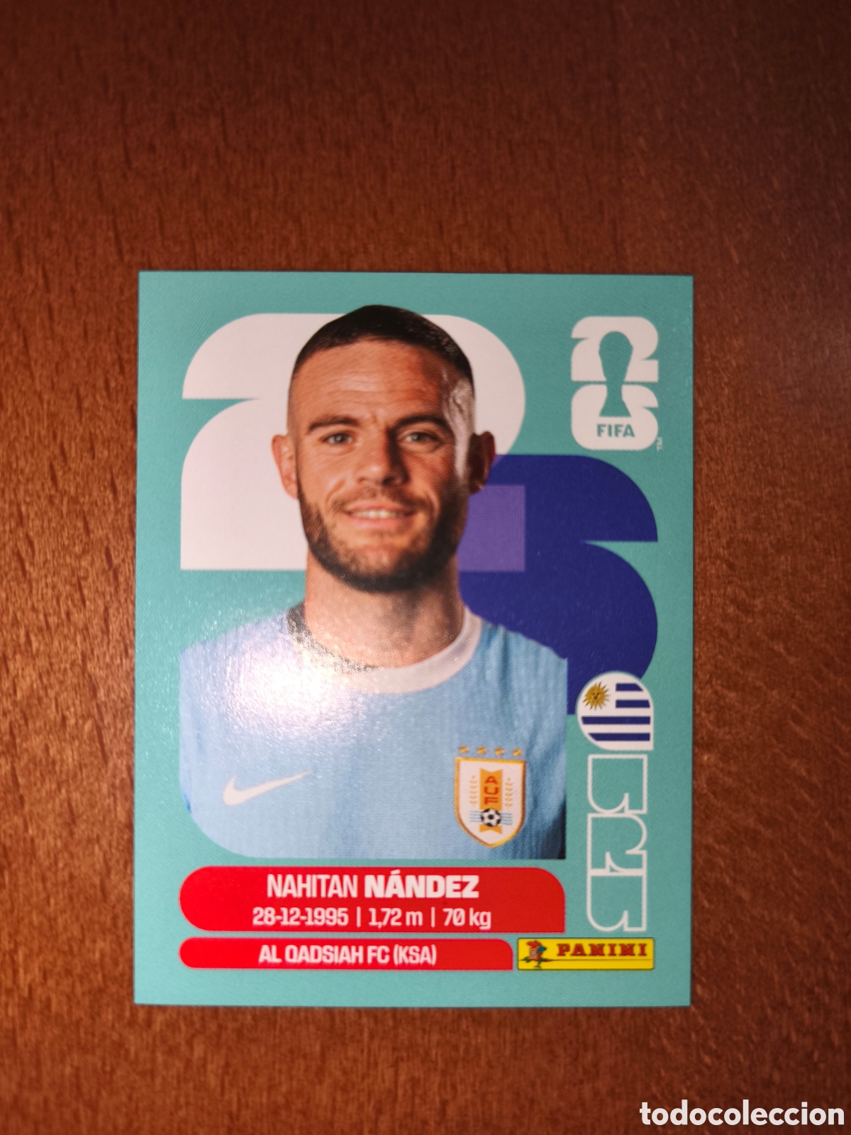 Cromos de f&uacute;tbol: URU9 Nahitan Nandez Fifa World Cup 2026 Uruguay