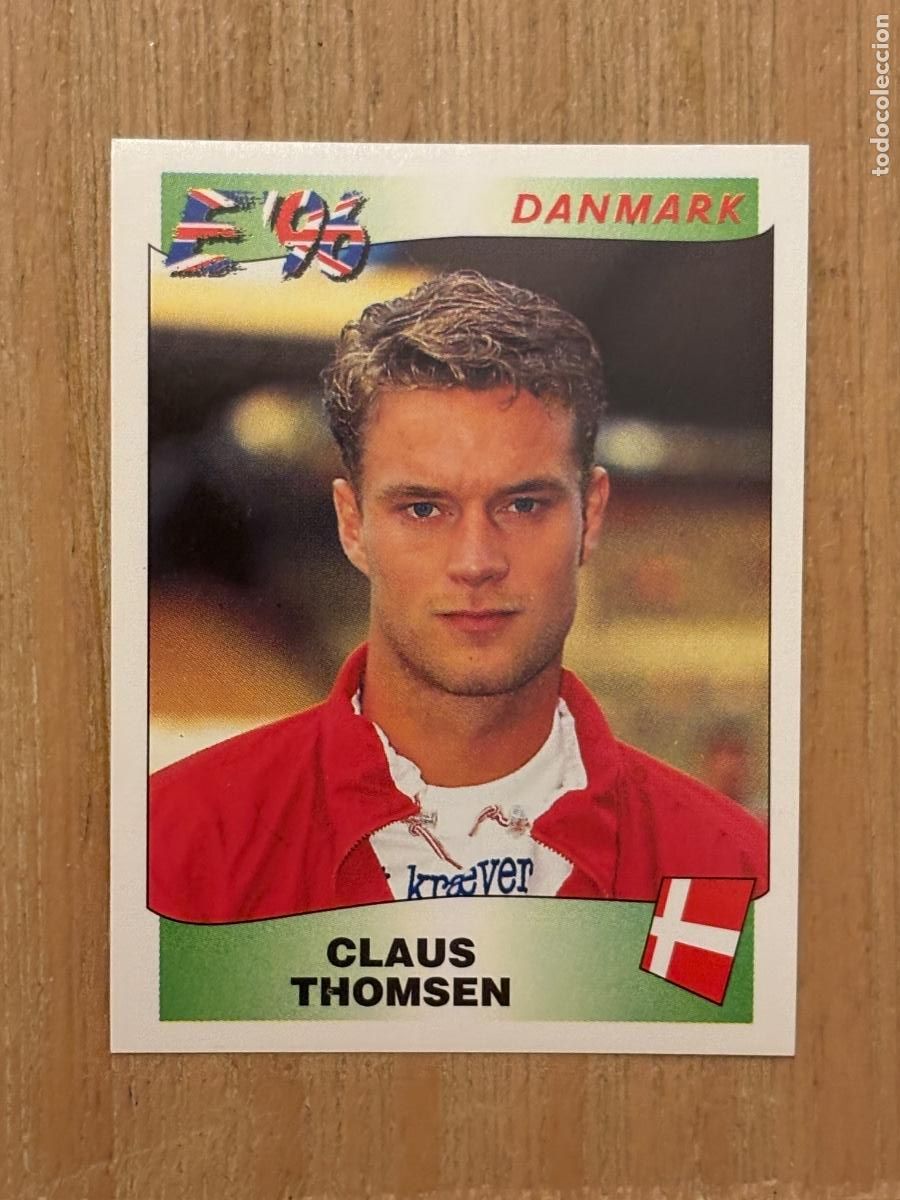 Fu&szlig;ball-Sticker: 44. CROMO EUROCOPA 96 INGLATERRA 96 EURO SIN PEGAR N 289 DINAMARCA CLAUS THOMSEN