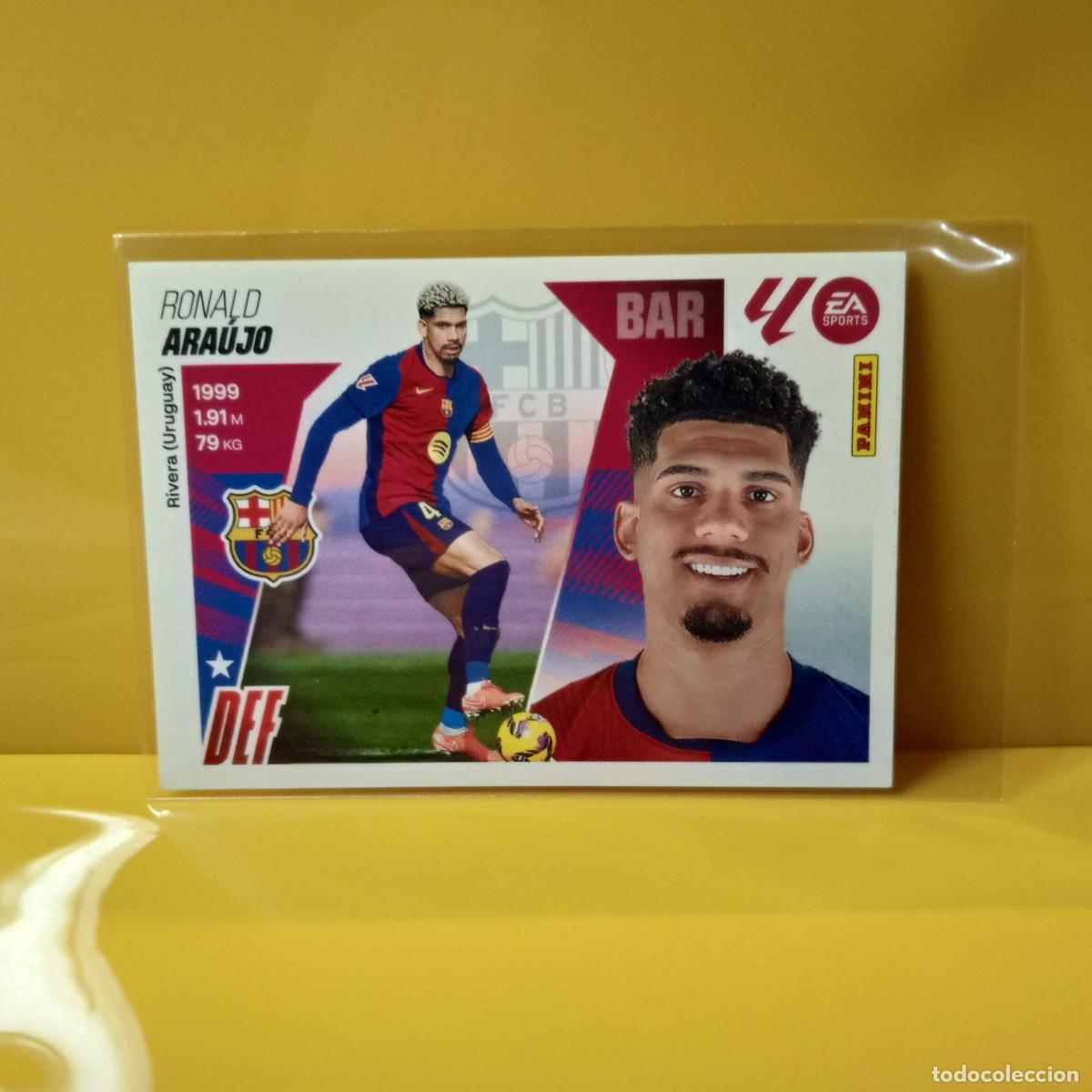 Cromos de f&uacute;tbol: EDICIONES ESTE 2025 2026 25 26 F.C BARCELONA ARA&Uacute;JO 8A 8 A