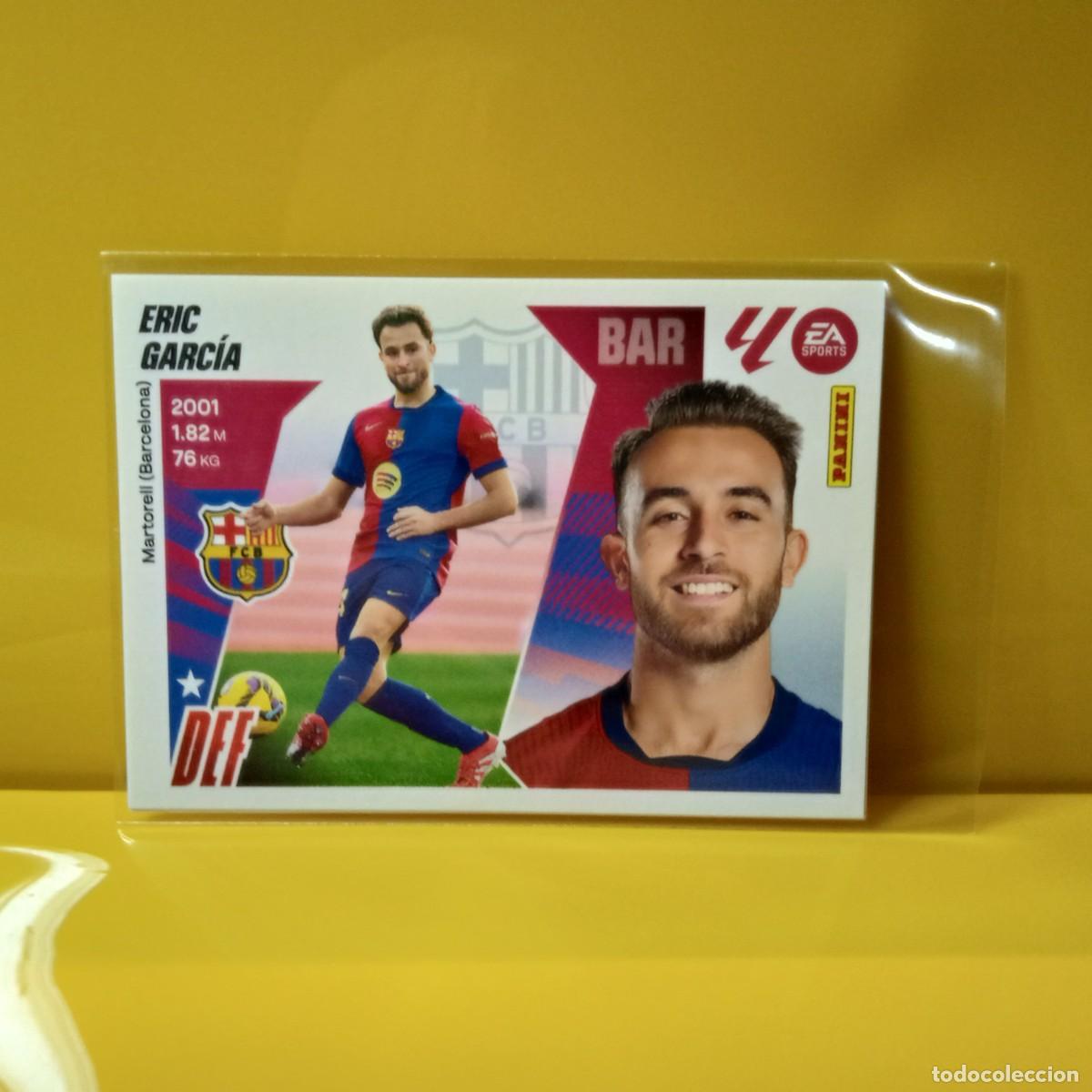 Cromos de f&uacute;tbol: EDICIONES ESTE 2025 2026 25 26 F.C BARCELONA ERIC GARC&Iacute;A 9A 9 A