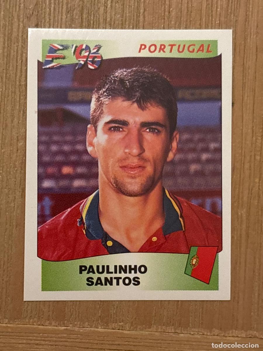 Cromos de f&uacute;tbol: 44. CROMO EUROCOPA 96 INGLATERRA 96 EURO SIN PEGAR N 302 PAULINHO SANTOS PORTUGAL