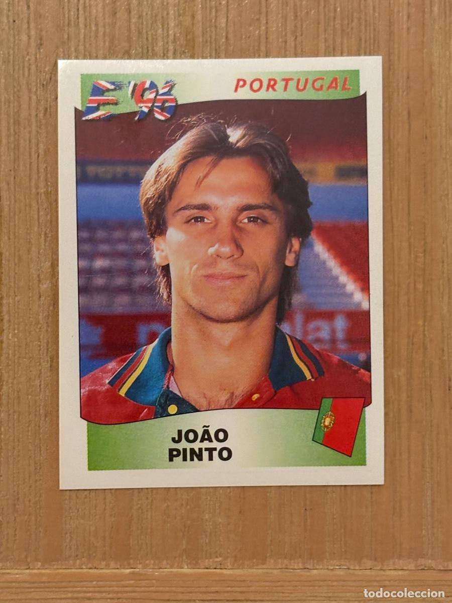 Figurine di Calcio: 44. CROMO EUROCOPA 96 INGLATERRA 96 EURO SIN PEGAR N 310 JO&Atilde;O PINTO PORTUGAL