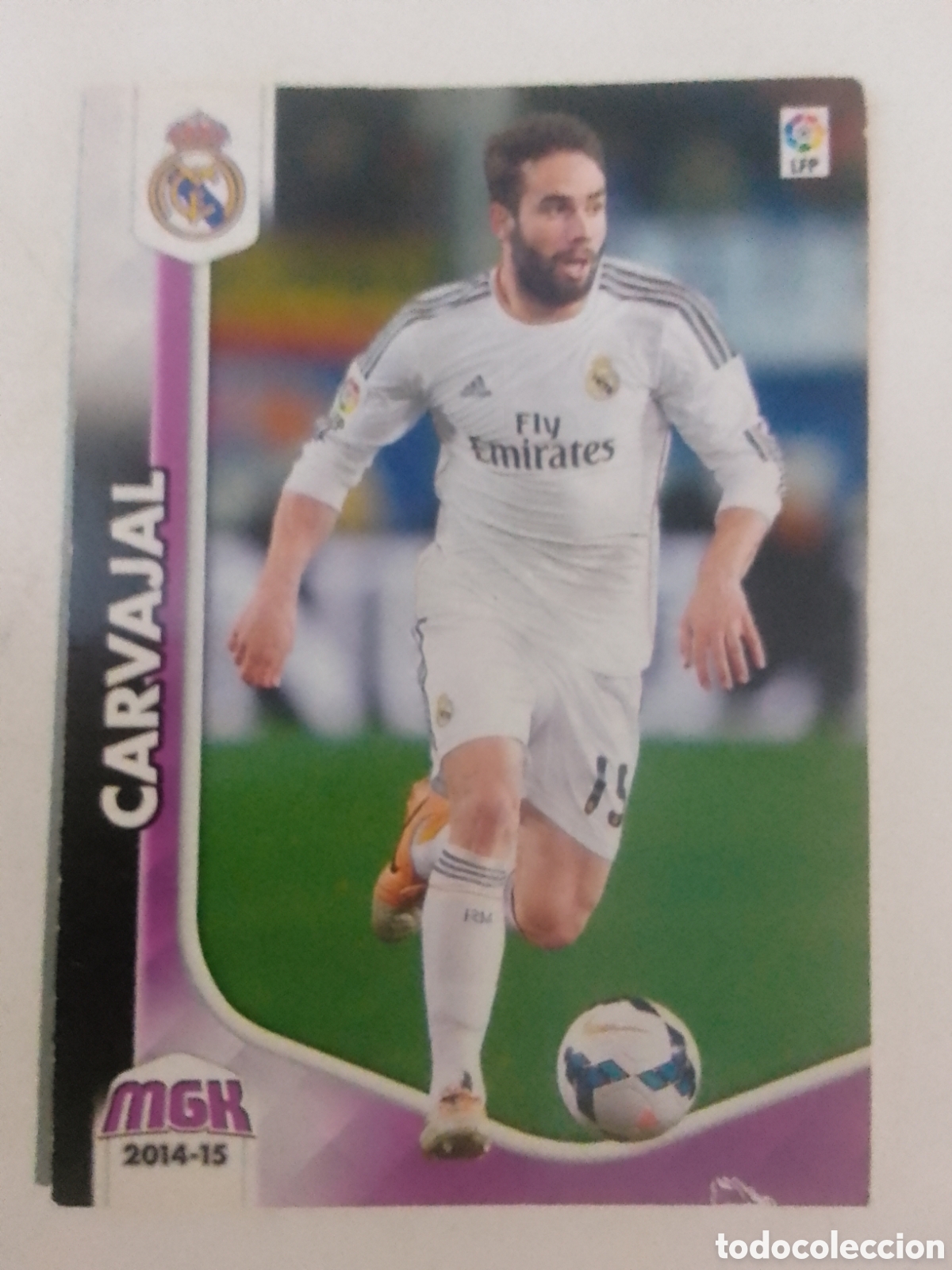 Cromos de f&uacute;tbol: Megacracks 2014-15 n&deg; 238 Carvajal &bull; Real Madrid.