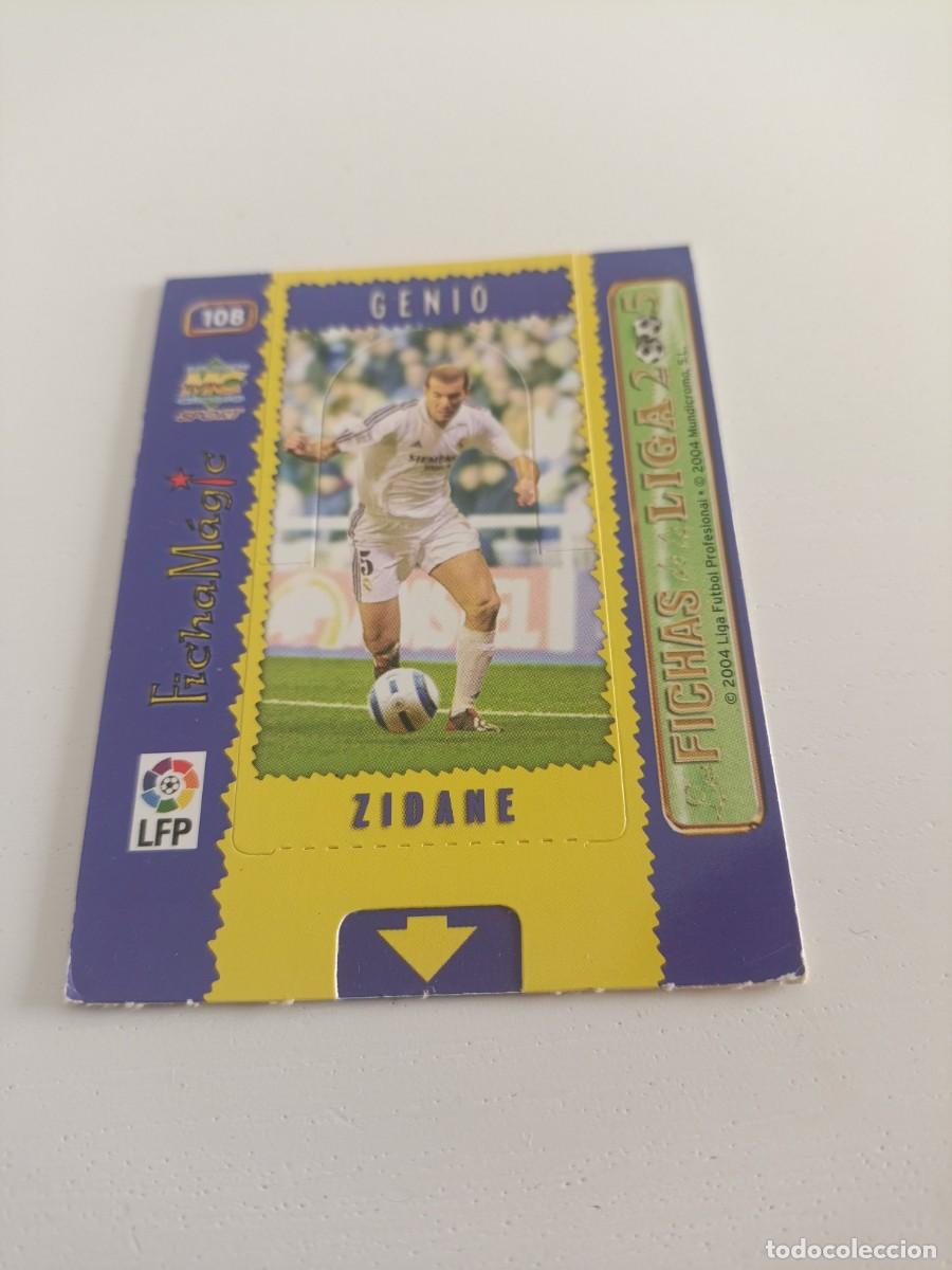Cromos de f&uacute;tbol: Zidane Real Madrid mundicromo 2005