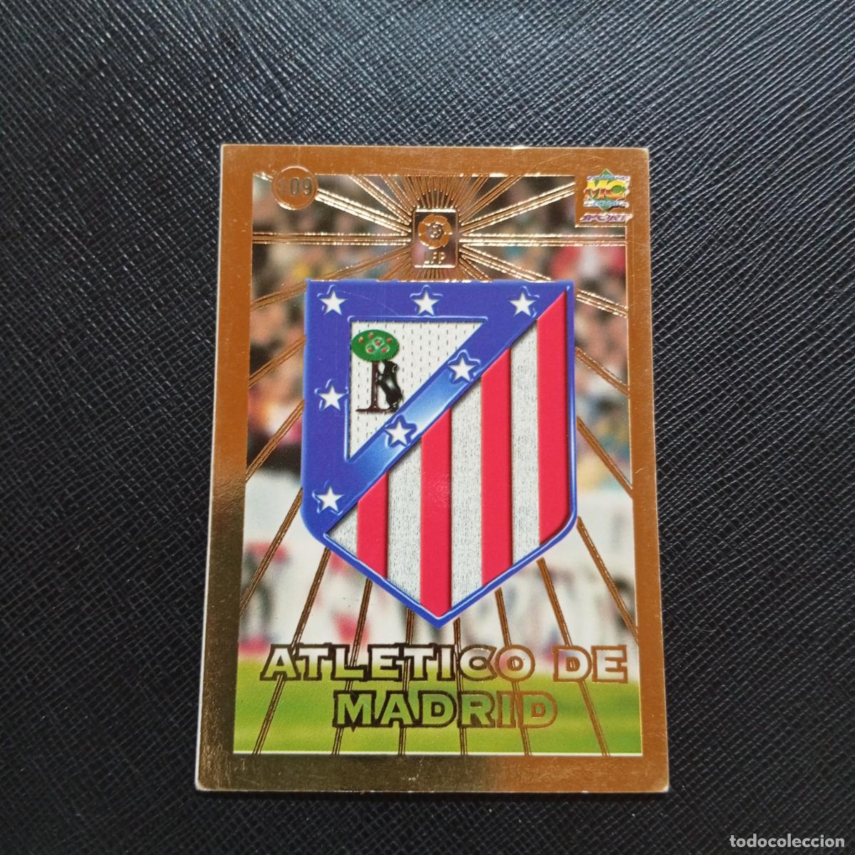 Cromos de f&uacute;tbol: 109 ESCUDO AT MADRID MUNDICROMO 1998 1999 CROMO FUTBOL LIGA 98 99 - A218 PG14