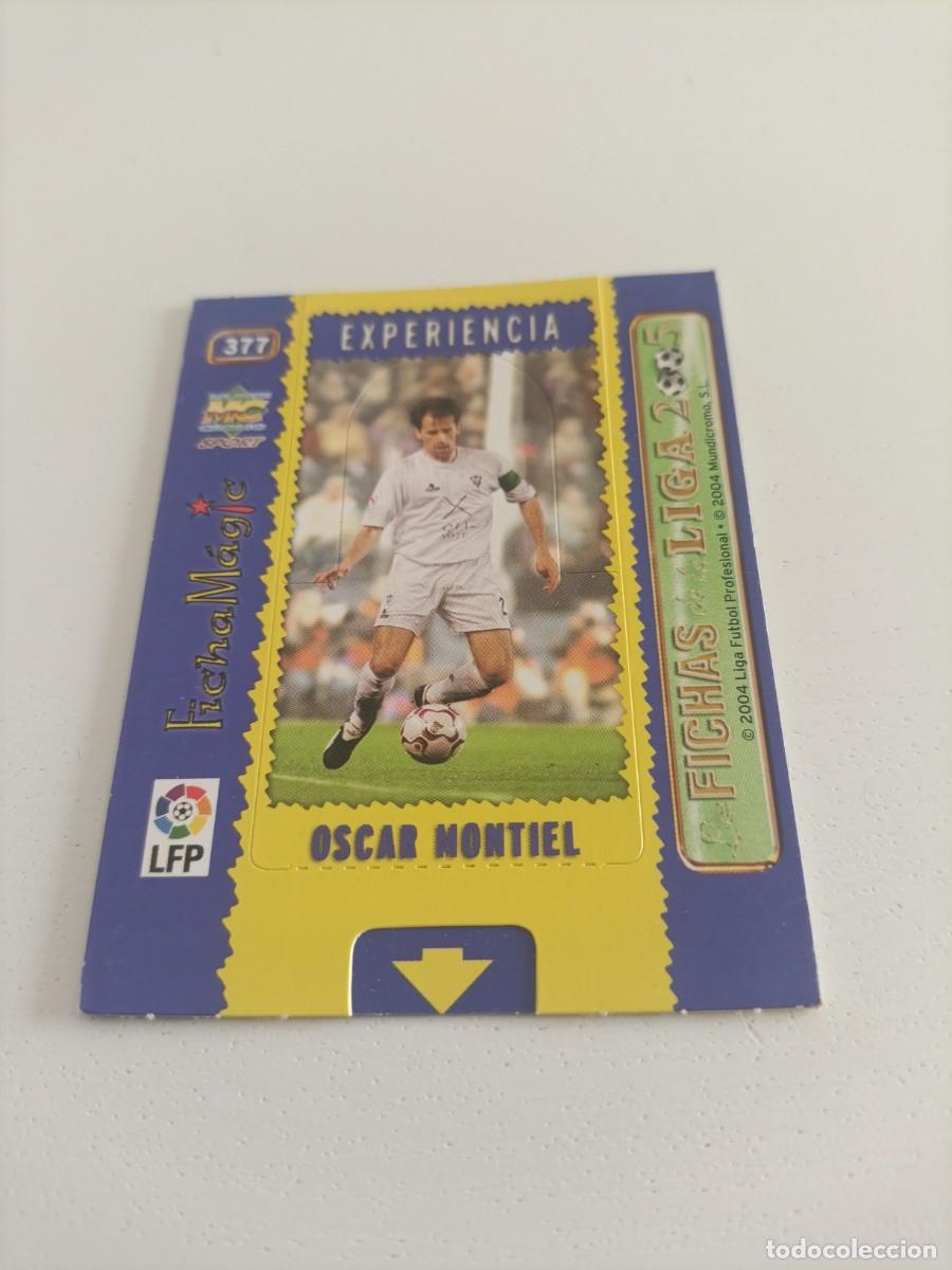 Cromos de f&uacute;tbol: Oscar Montiel Albacete Mundicromo 2005
