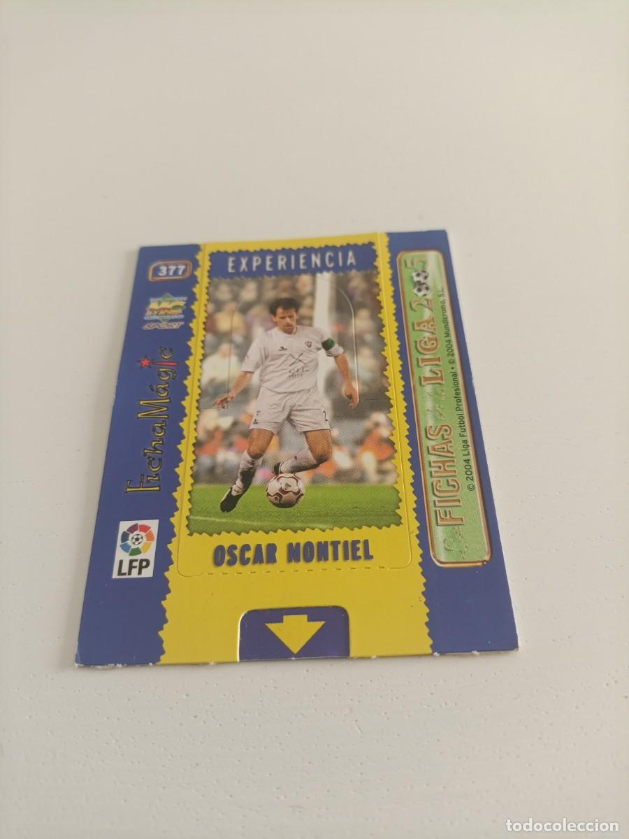 Cromos de f&uacute;tbol: Oscar Montiel Albacete Mundicromo 2005