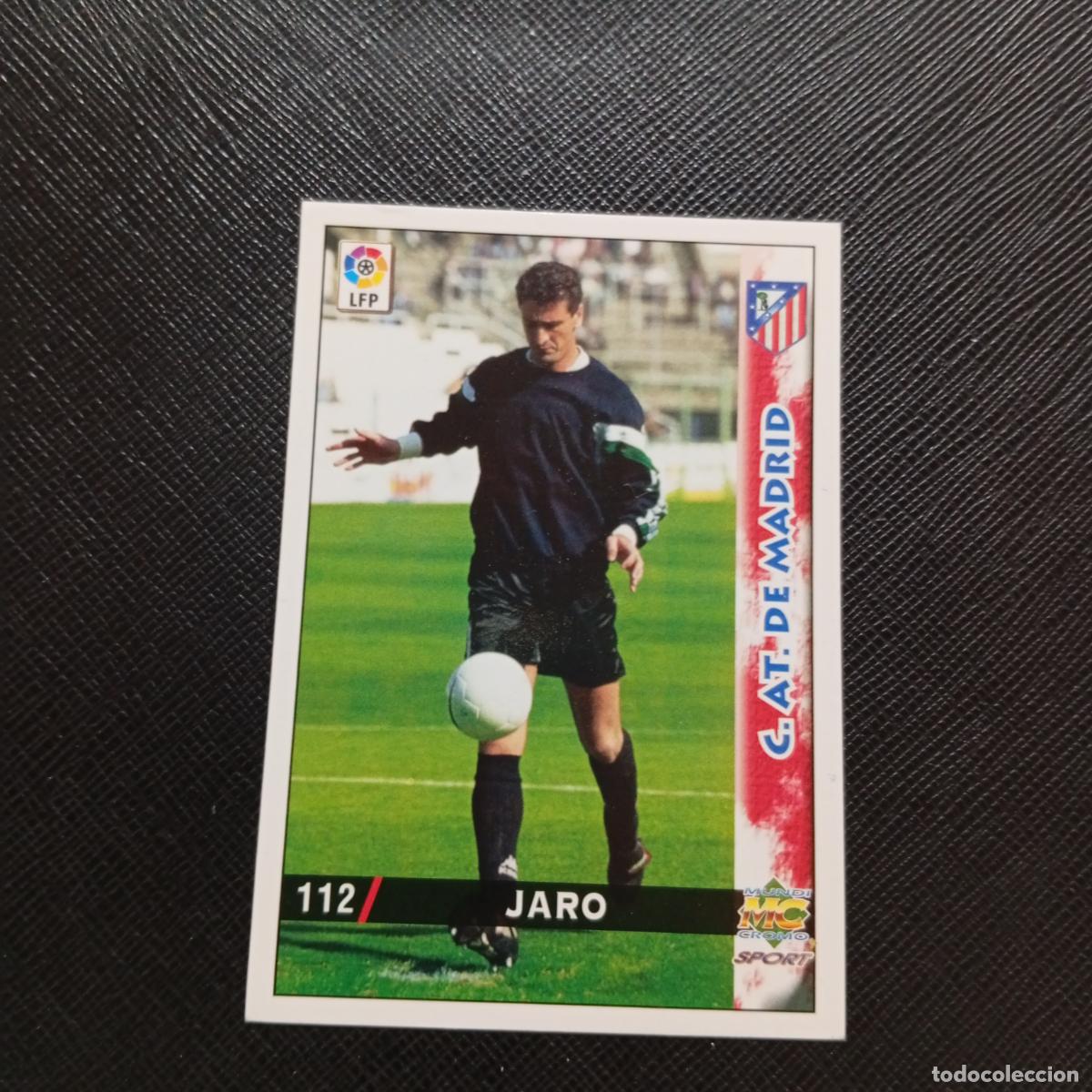 Cromos de f&uacute;tbol: 112 JARO AT MADRID MUNDICROMO 1998 1999 CROMO FUTBOL LIGA 98 99 - A218 PG14