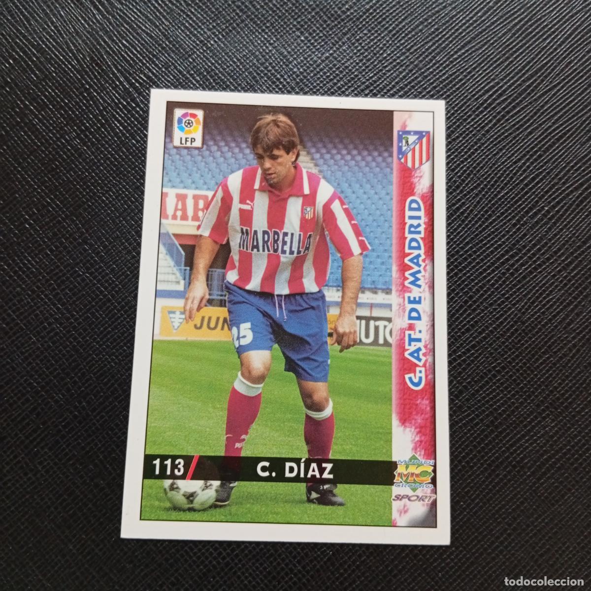 Cromos de f&uacute;tbol: 113 C DIAZ AT MADRID MUNDICROMO 1998 1999 CROMO FUTBOL LIGA 98 99 - A218 PG14