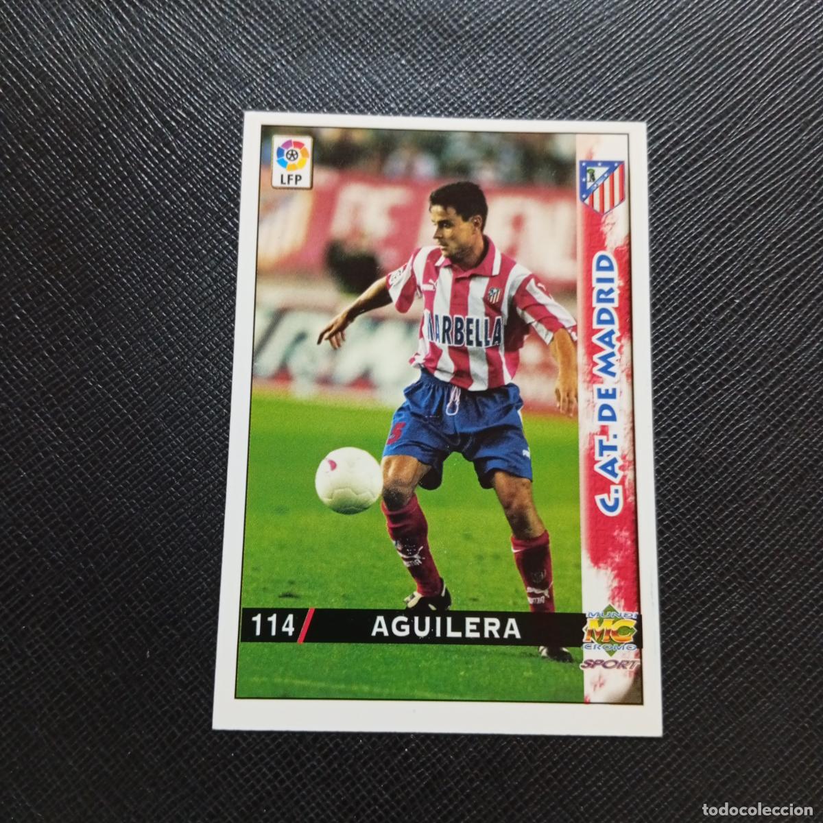 Cromos de f&uacute;tbol: 114 AGUILERA AT MADRID MUNDICROMO 1998 1999 CROMO FUTBOL LIGA 98 99 - A218 PG14