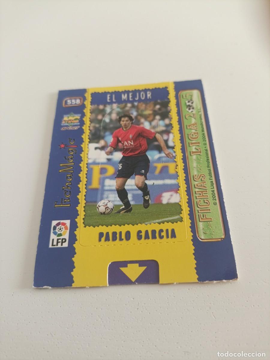 Cromos de f&uacute;tbol: Pablo Garc&iacute;a Osasuna mundicromo 2005