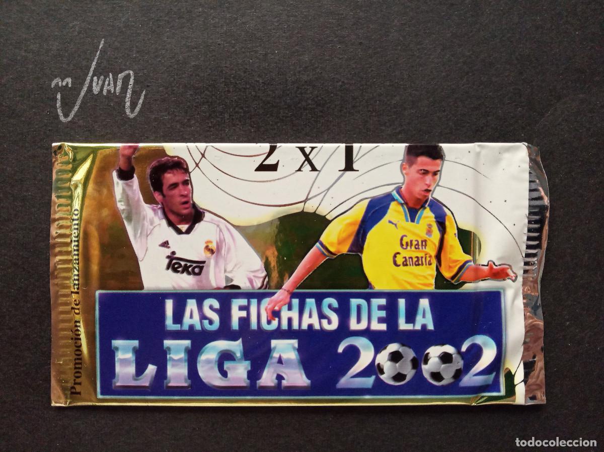 Cromos de f&uacute;tbol: SOBRE SIN ABRIR VERSION 1⚽ MUNDICROMO &reg; 2001 2002 LIGA 01 02 ROOKIE ZIDANE REAL MADRID XABI ALONSO ?
