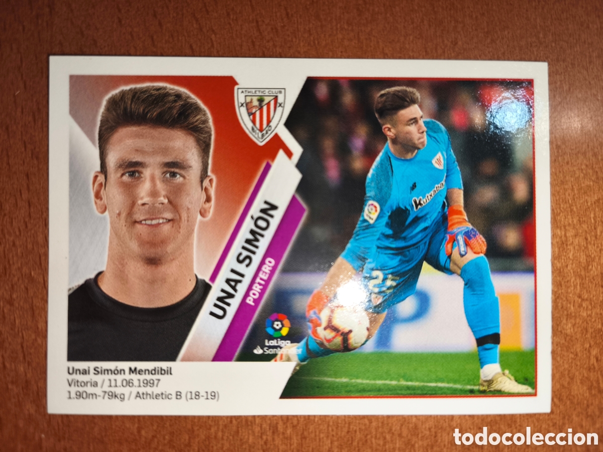Cromos de f&uacute;tbol: Unai Sim&oacute;n n&deg;2 liga este 19/20 Athletic Club