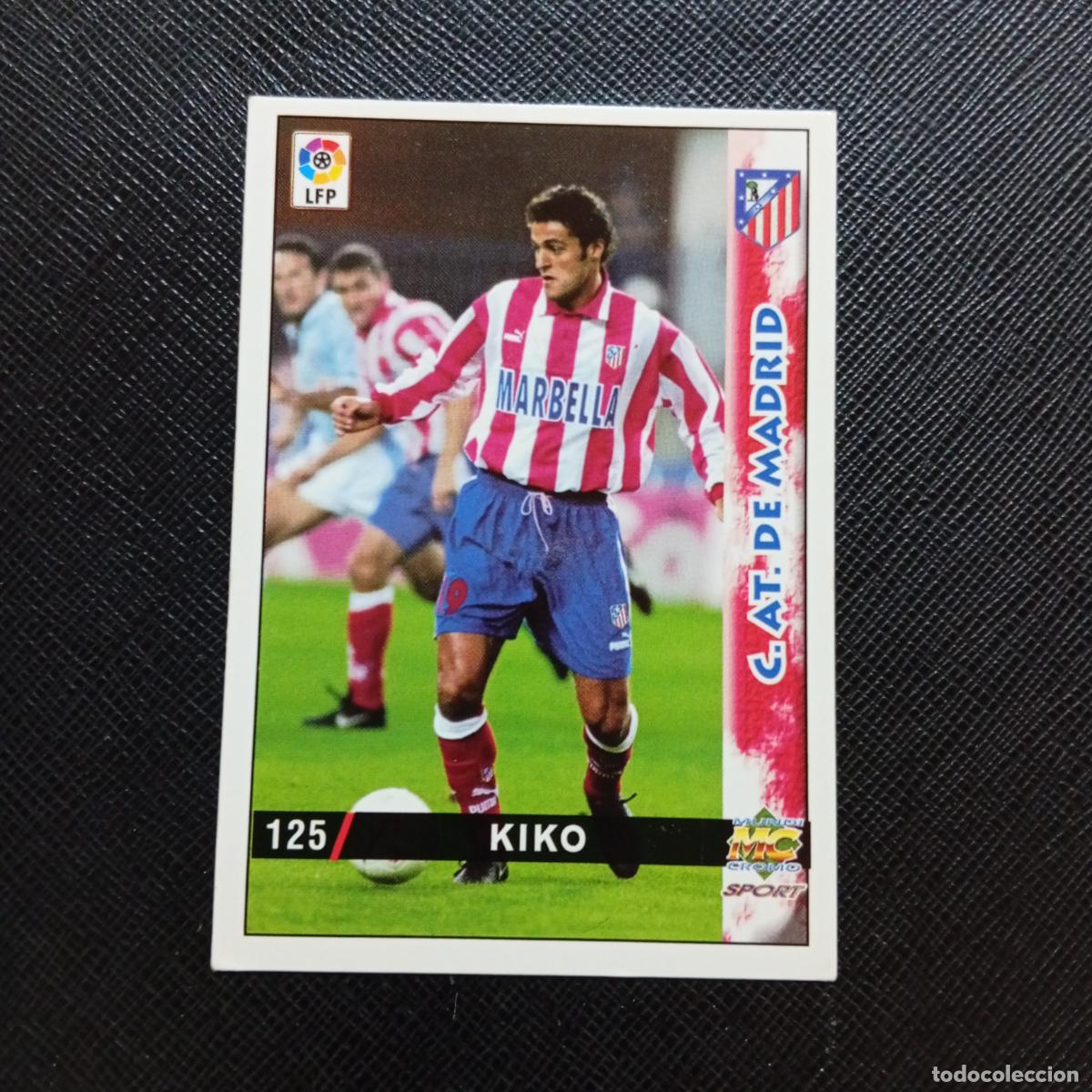 Cartes &agrave; collectionner de Football: 125 KIKO AT MADRID MUNDICROMO 1998 1999 CROMO FUTBOL LIGA 98 99 - A218 PG16