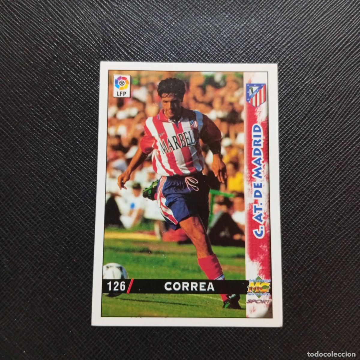 Cromos de f&uacute;tbol: 126 CORREA AT MADRID MUNDICROMO 1998 1999 CROMO FUTBOL LIGA 98 99 - A218 PG16
