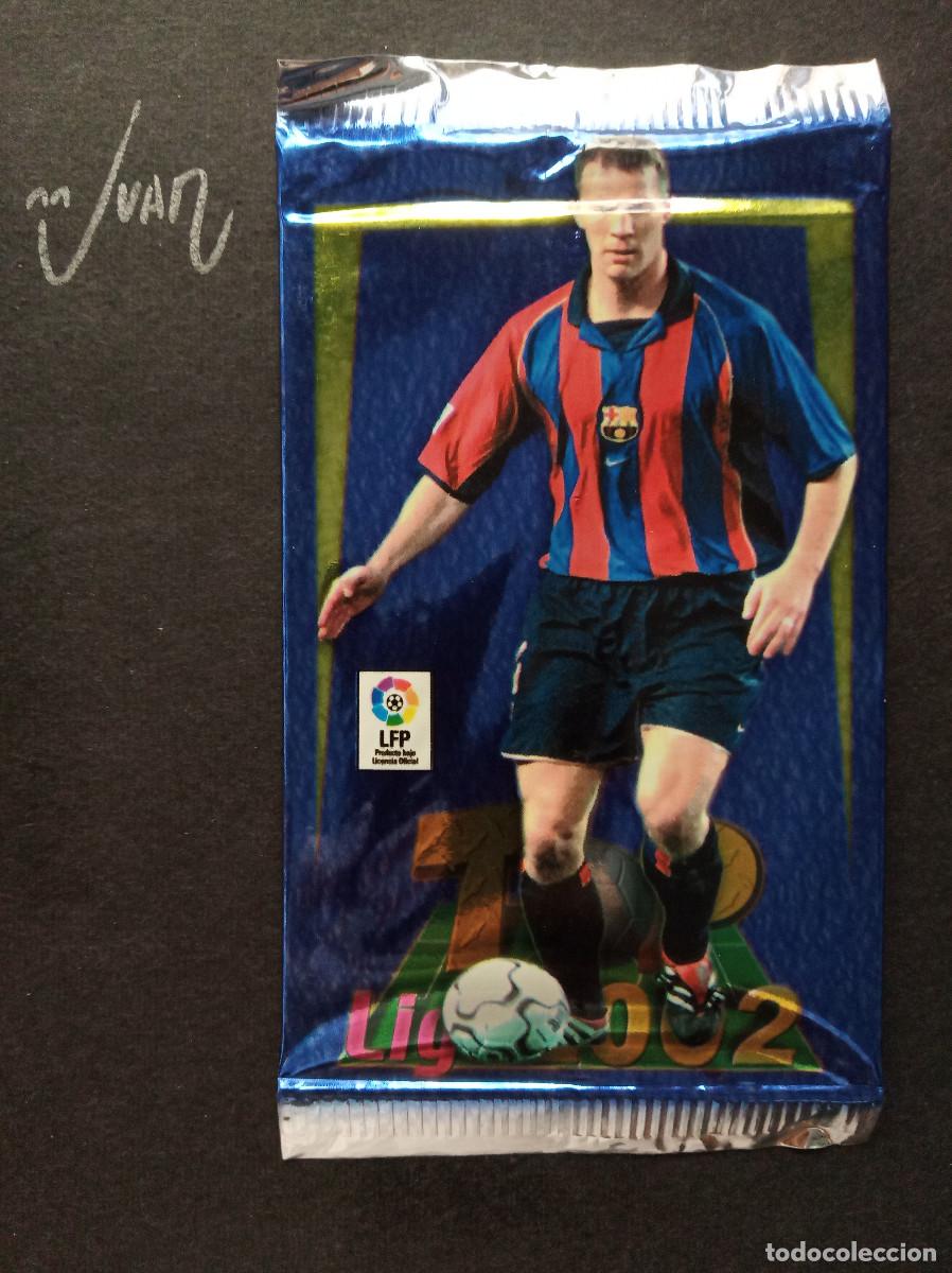 Cromos de f&uacute;tbol: SOBRE SIN ABRIR VERSION 5 ⚽ MUNDICROMO &reg; TOP 2001 2002 LIGA 01 02 ROOKIE ZIDANE MADRID XABI ALONSO ?