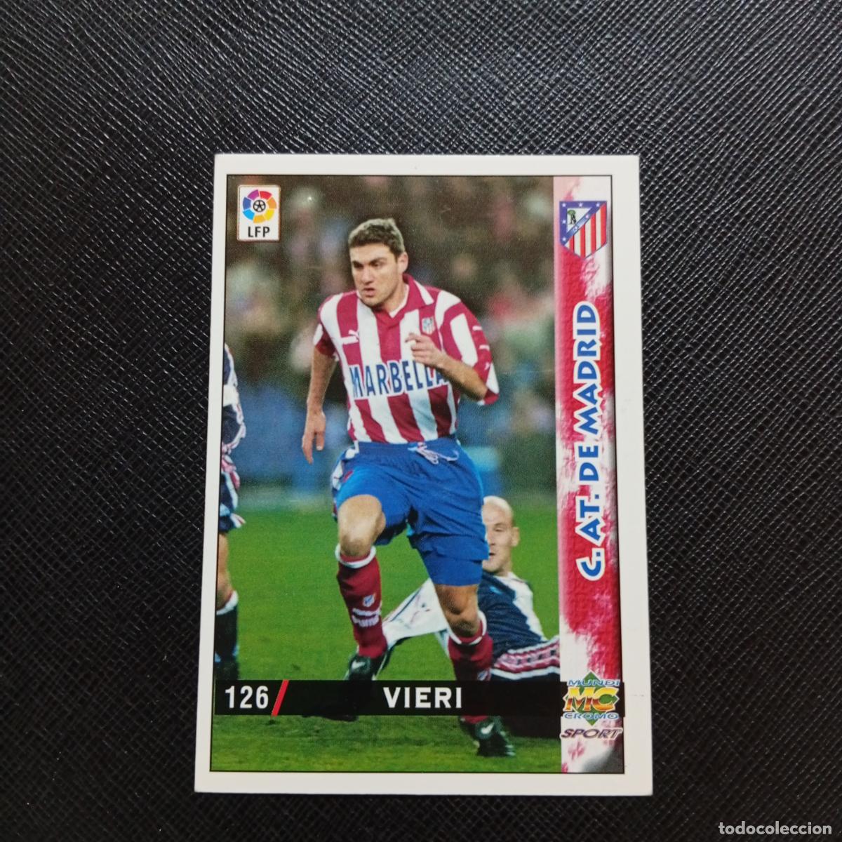 Cromos de f&uacute;tbol: 126 VIERI AT MADRID MUNDICROMO 1998 1999 CROMO FUTBOL LIGA 98 99 - A218 PG16 BAJA