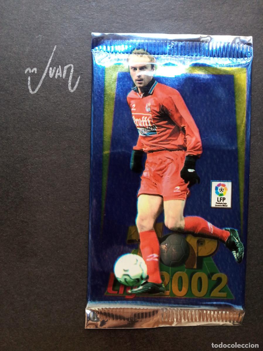 Cromos de f&uacute;tbol: SOBRE SIN ABRIR VERSION 11⚽ MUNDICROMO &reg; TOP 2001 2002 LIGA 01 02 ROOKIE ZIDANE MADRID XABI ALONSO ?