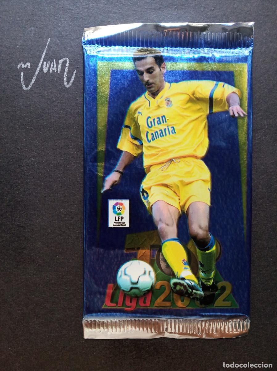 Cromos de f&uacute;tbol: SOBRE SIN ABRIR VERSION 12⚽ MUNDICROMO &reg; TOP 2001 2002 LIGA 01 02 ROOKIE ZIDANE MADRID XABI ALONSO ?
