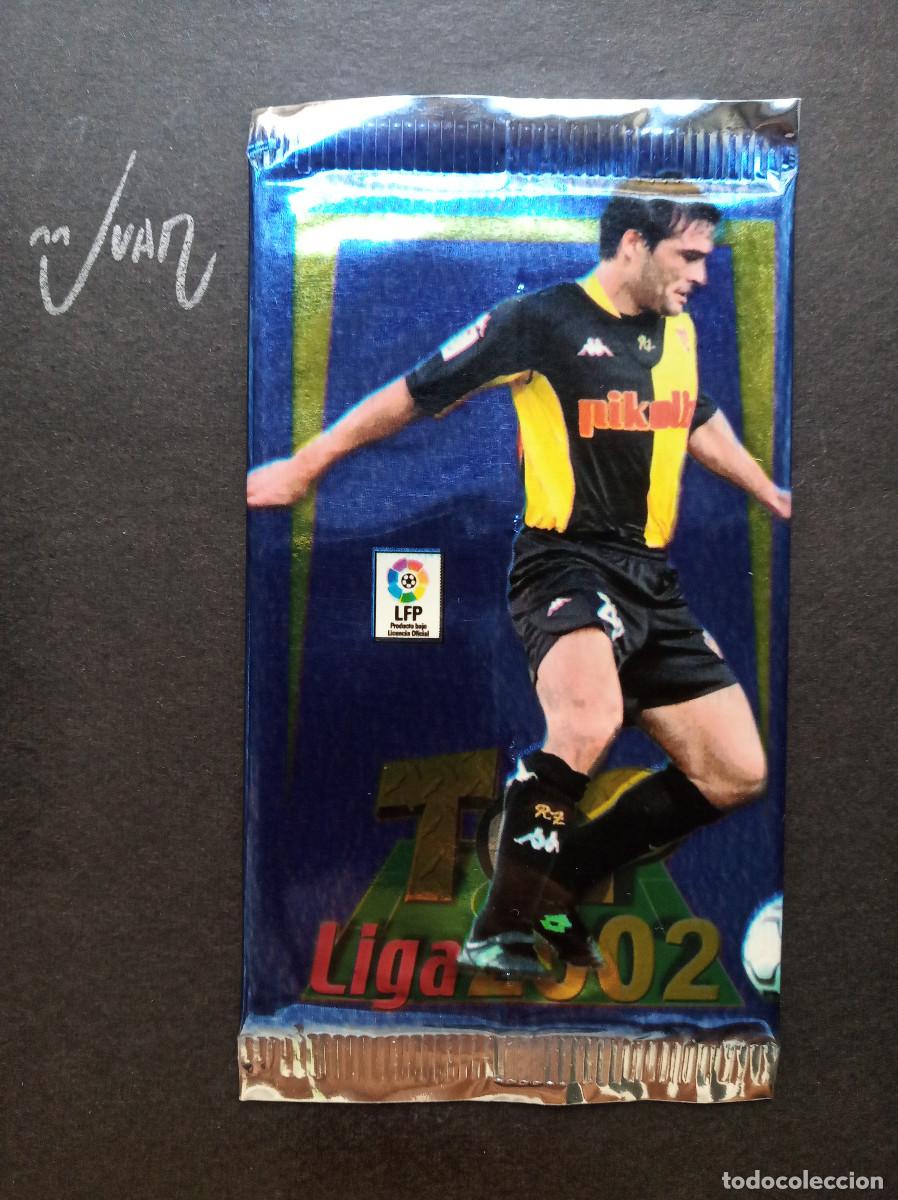 Cromos de f&uacute;tbol: SOBRE SIN ABRIR VERSION 13⚽ MUNDICROMO &reg; TOP 2001 2002 LIGA 01 02 ROOKIE ZIDANE MADRID XABI ALONSO ?