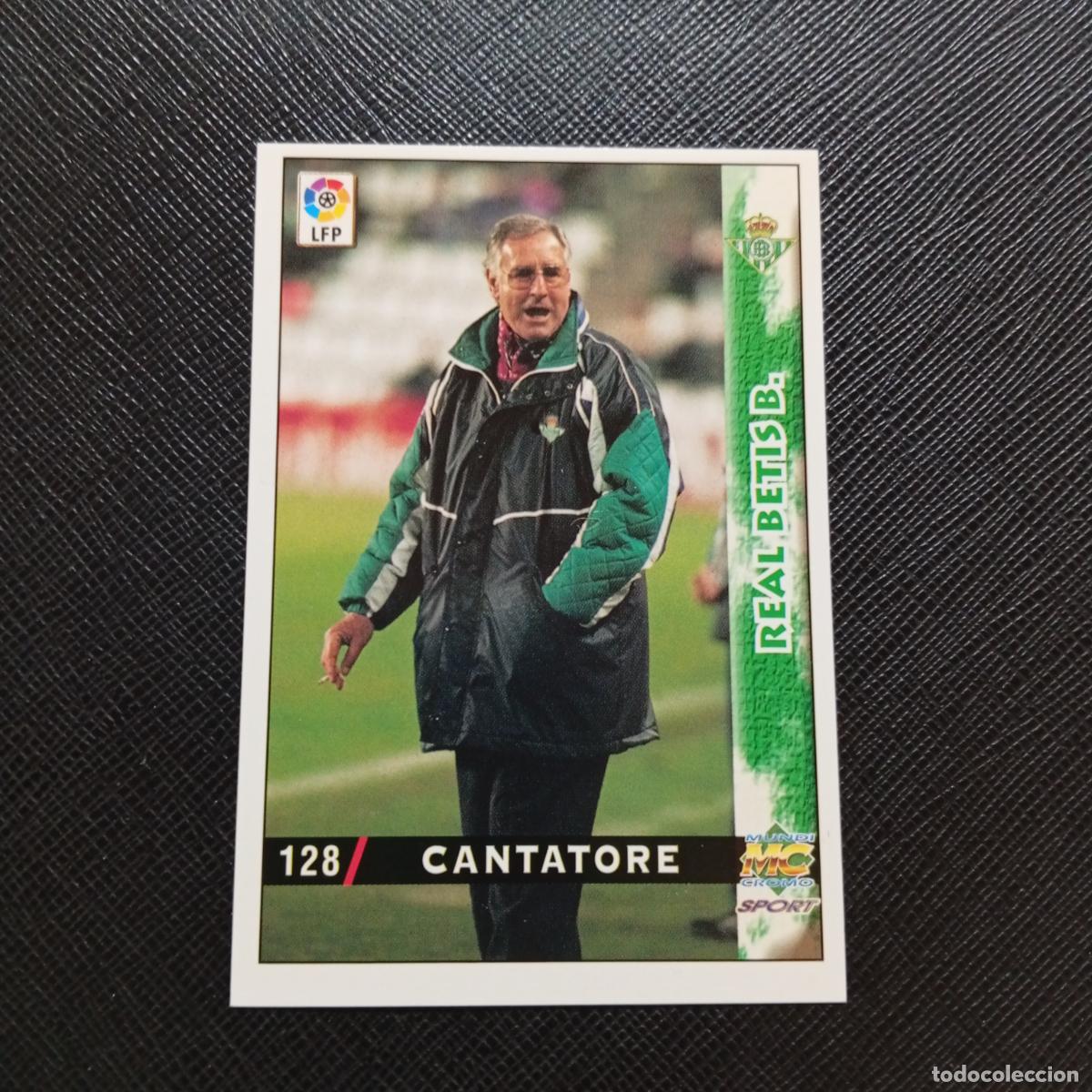 Cromos de f&uacute;tbol: 128 CANTARORE REAL BETIS MUNDICROMO 1998 1999 CROMO FUTBOL LIGA 98 99 - A218 PG16