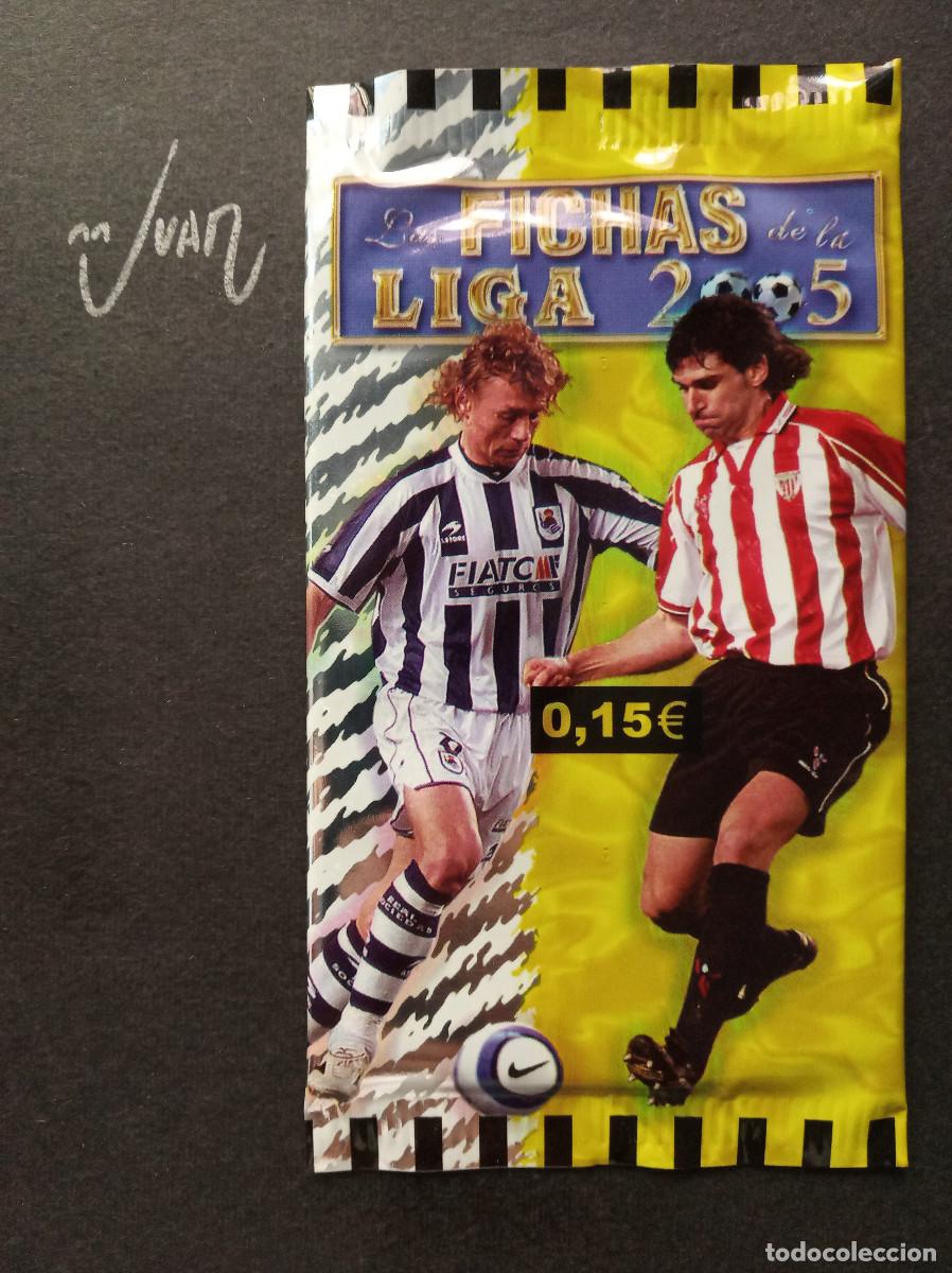 Cromos de f&uacute;tbol: SOBRE SIN ABRIR VERSION 2 ⚽ MUNDICROMO &reg; 2004 2005 LIGA 04 05 ROOKIE 617 MESSI BARCELONA RAMOS ?