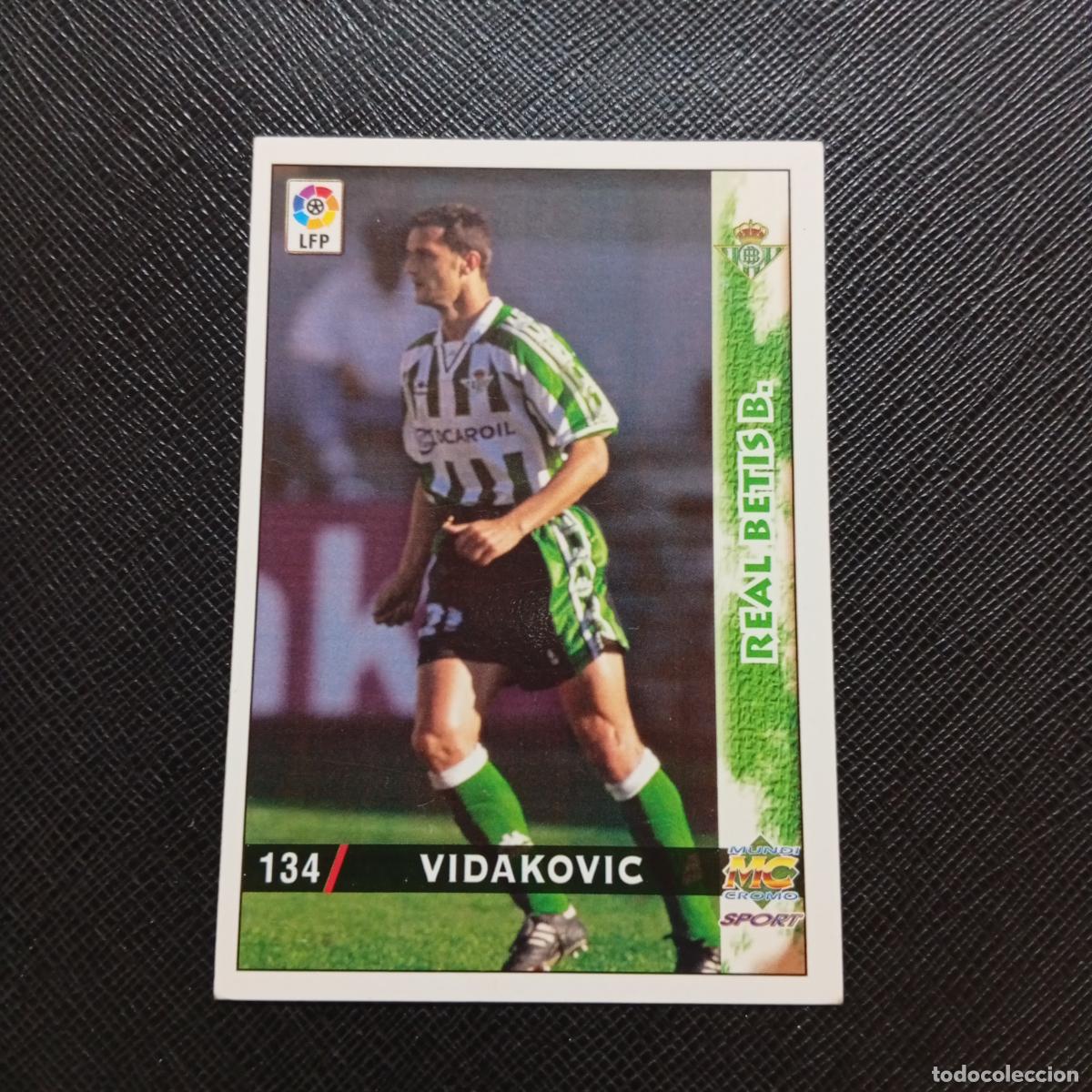 Cromos de f&uacute;tbol: 134 VIDAKOVIC REAL BETIS MUNDICROMO 1998 1999 CROMO FUTBOL LIGA 98 99 - A218 PG17