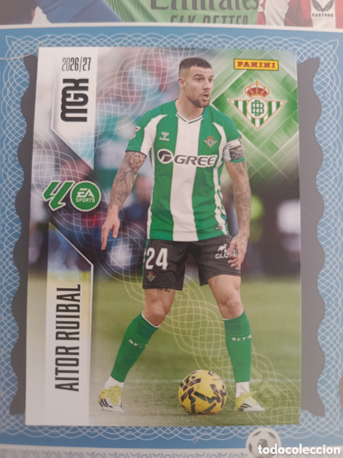 Cromos de f&uacute;tbol: MEGACRACKS 2026 2027 26 27 - PANINI - N&ordm; 94 AITOR RUIBAL REAL BETIS