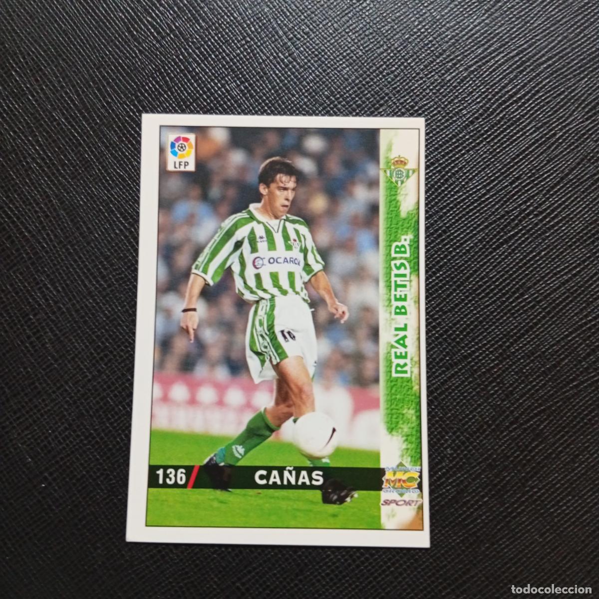 Cromos de f&uacute;tbol: 136 CA&Ntilde;AS REAL BETIS MUNDICROMO 1998 1999 CROMO FUTBOL LIGA 98 99 - A218 PG18