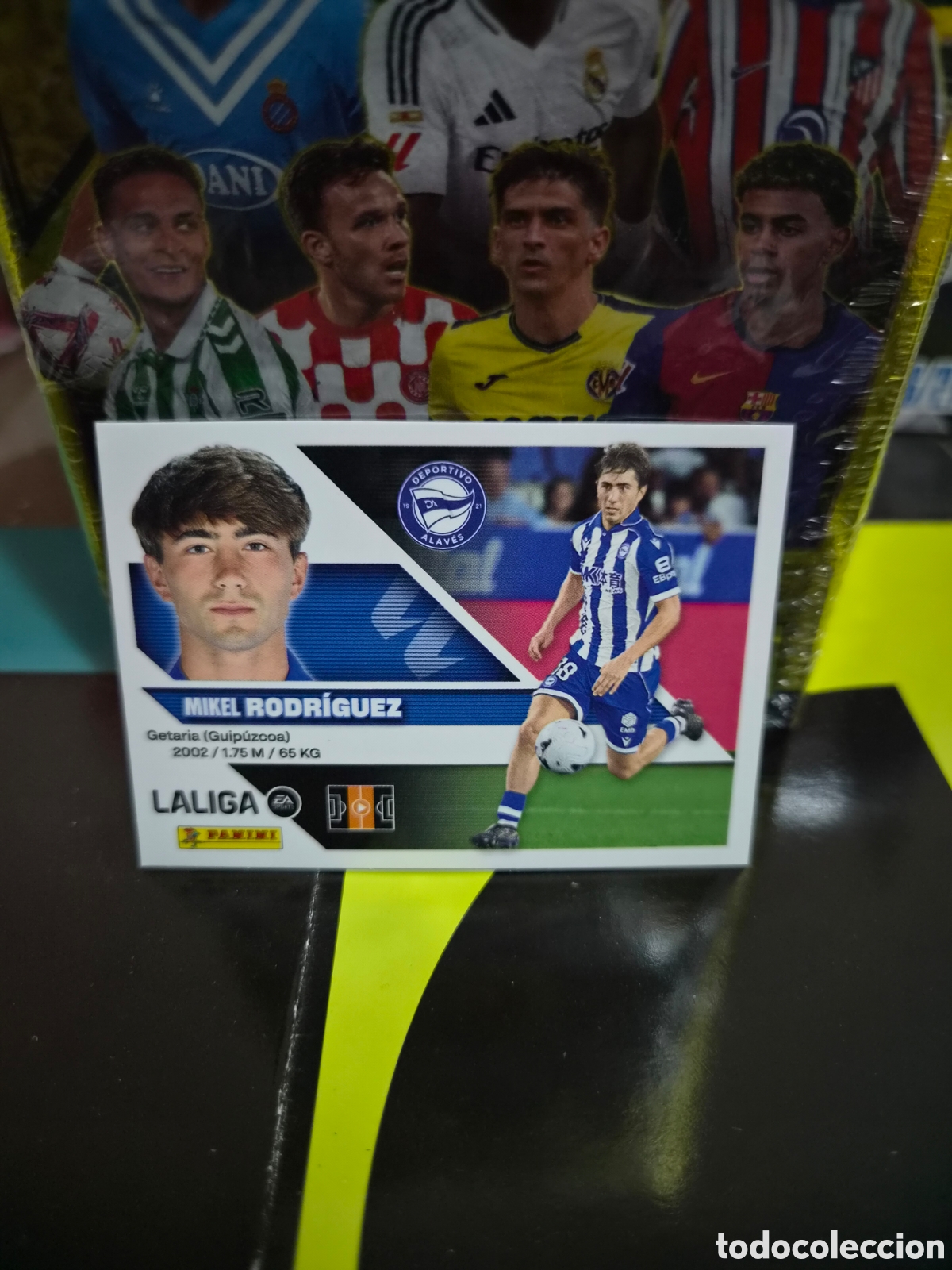 Cromos de f&uacute;tbol: N&deg;10 Alaves Mikel Rodr&iacute;guez Liga Este 26/27