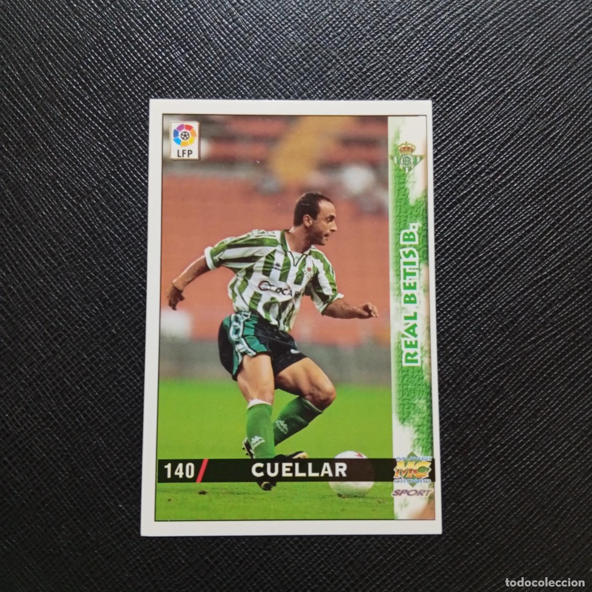 Cromos de f&uacute;tbol: 140 CUELLAR REAL BETIS MUNDICROMO 1998 1999 CROMO FUTBOL LIGA 98 99 - A218 PG18