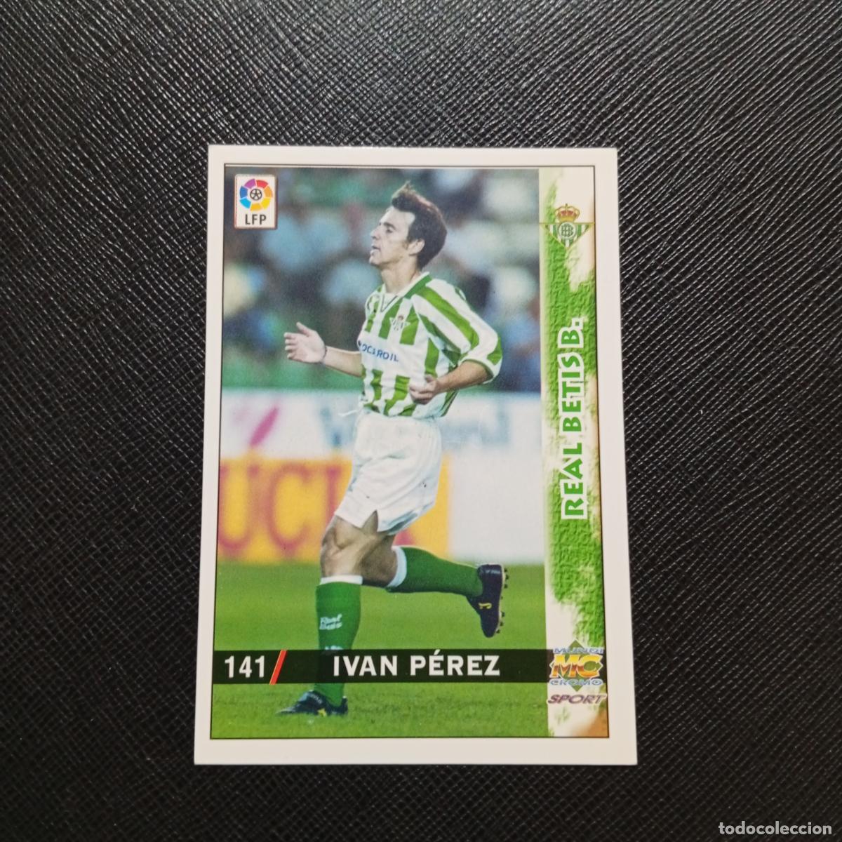 Cromos de f&uacute;tbol: 141 IVAN PEREZ REAL BETIS MUNDICROMO 1998 1999 CROMO FUTBOL LIGA 98 99 - A218 PG18