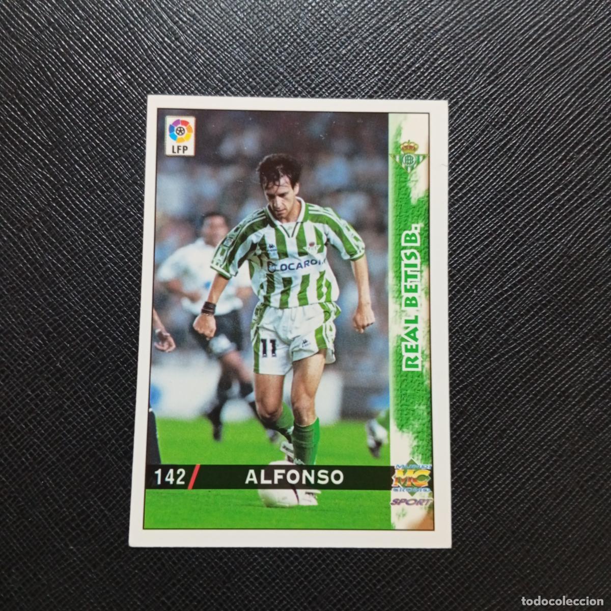 Football Stickers: 142 ALFONSO REAL BETIS MUNDICROMO 1998 1999 CROMO FUTBOL LIGA 98 99 - A218 PG18