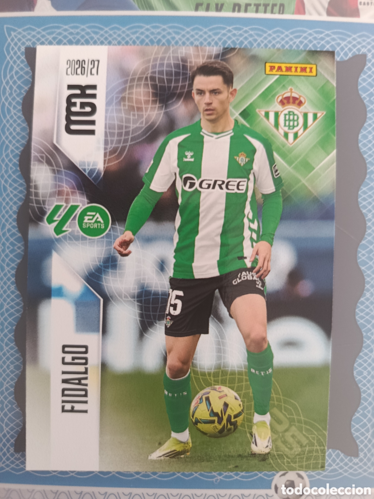 Cromos de f&uacute;tbol: MEGACRACKS 2026 2027 26 27 - PANINI - N&ordm; 101 FIDALGO REAL BETIS