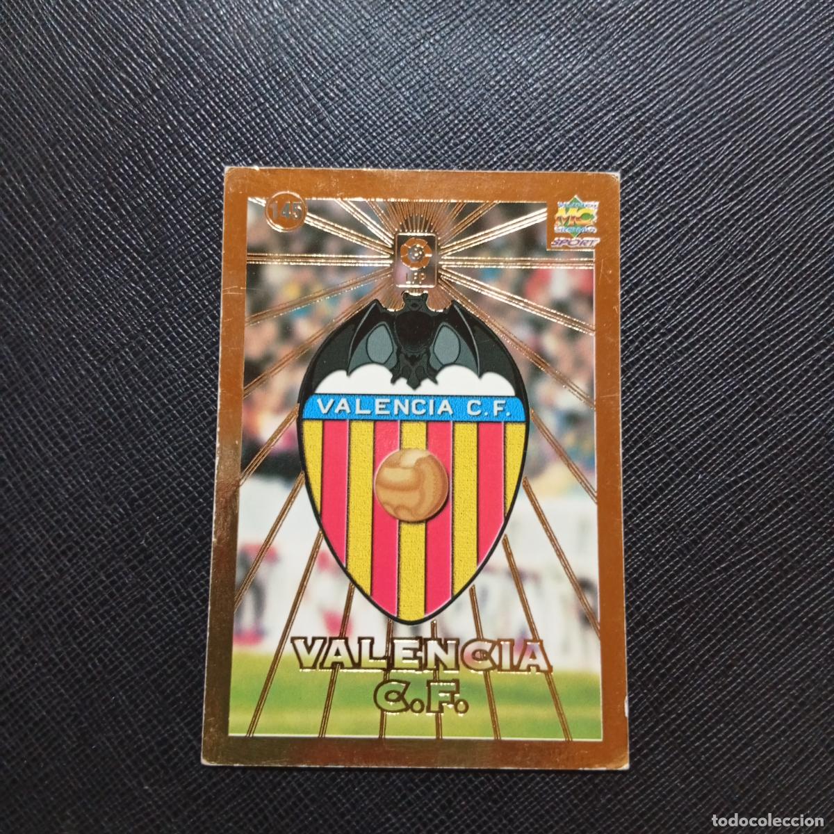 Cromos de f&uacute;tbol: 145 ESCUDO VALENCIA MUNDICROMO 1998 1999 CROMO FUTBOL LIGA 98 99 - A218 PG19