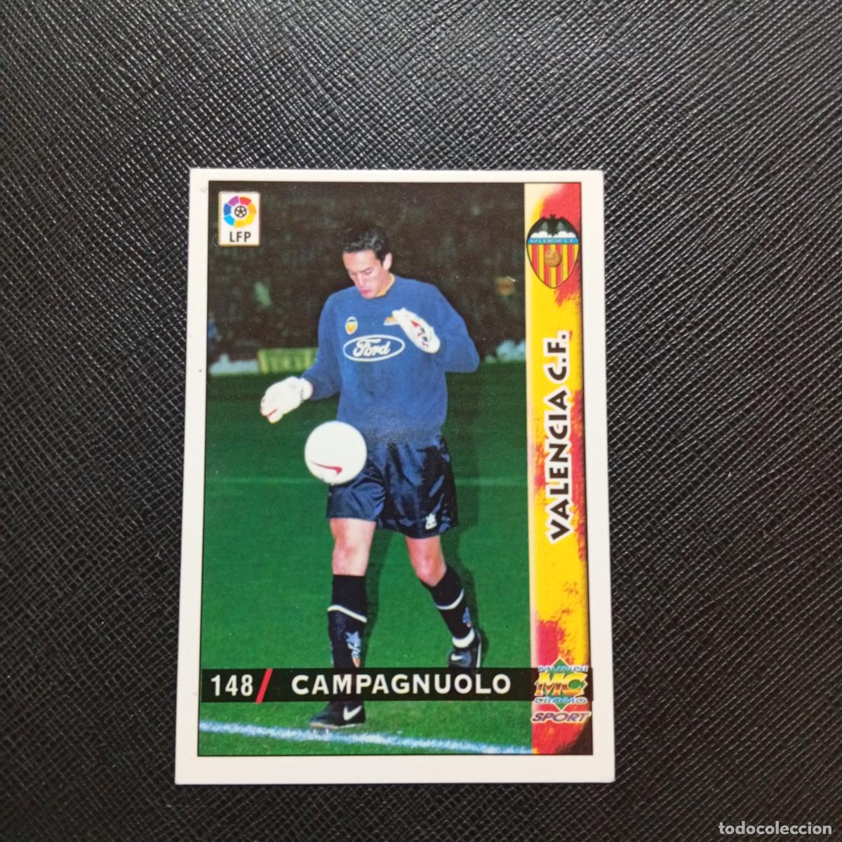 Cromos de f&uacute;tbol: 148 CAMPAGNUOLO VALENCIA MUNDICROMO 1998 1999 CROMO FUTBOL LIGA 98 99 - A218 PG19 BAJA