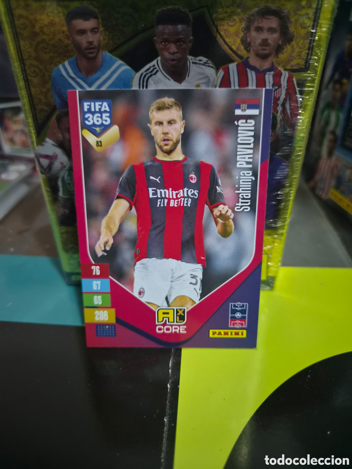 Cromos de f&uacute;tbol: N&deg;83 Strahinja Pavlović FIFA 365 2027