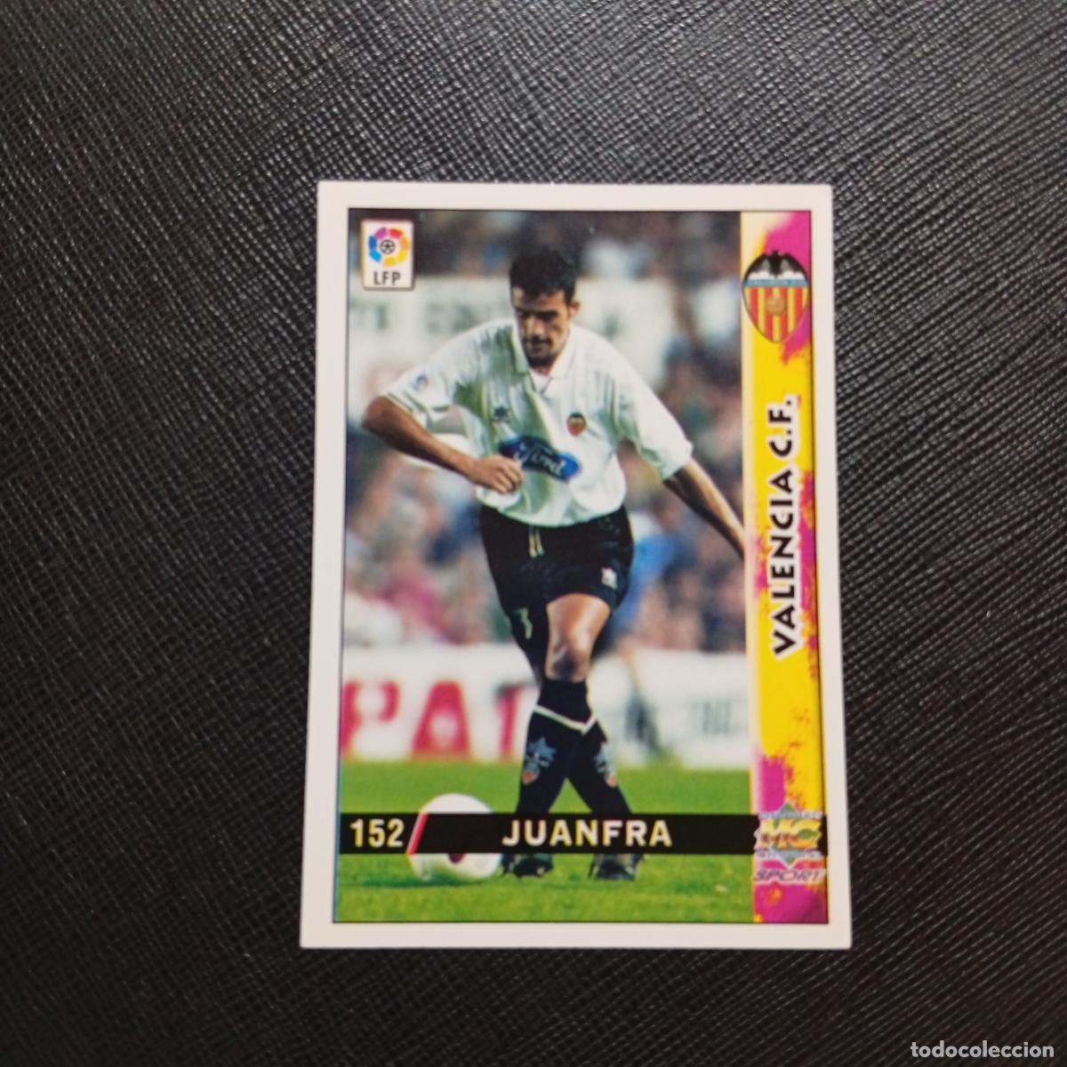 Cromos de f&uacute;tbol: 152 JUANFRA VALENCIA MUNDICROMO 1998 1999 CROMO FUTBOL LIGA 98 99 - A218 PG20
