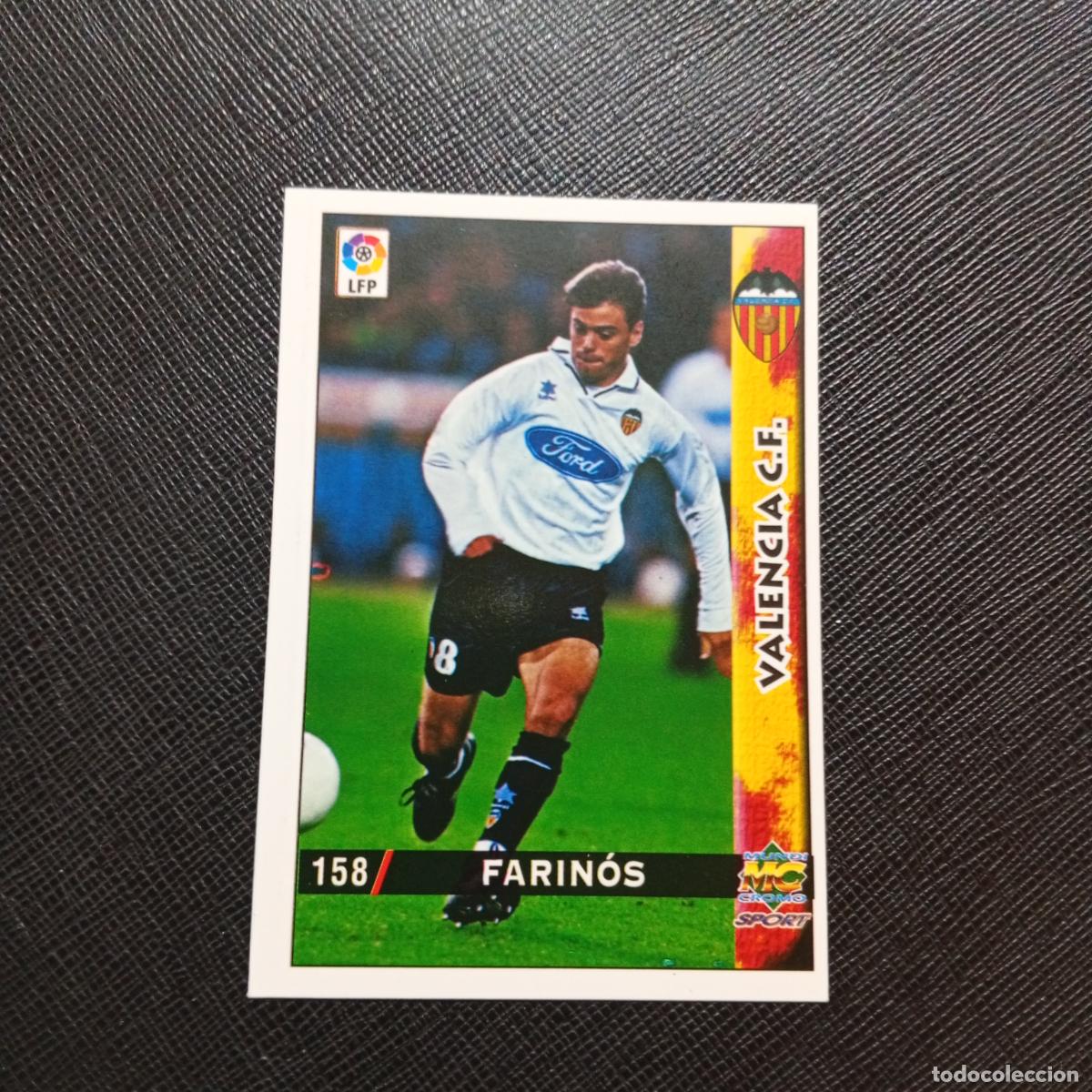 Cromos de f&uacute;tbol: 158 FARINOS VALENCIA MUNDICROMO 1998 1999 CROMO FUTBOL LIGA 98 99 - A218 PG20