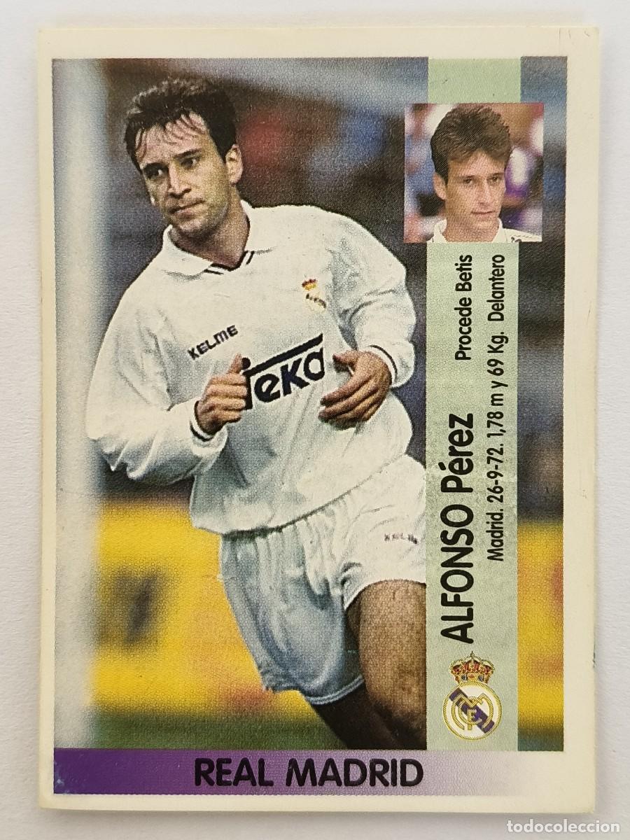 Cromos de f&uacute;tbol: #362 ALFONSO ULTIMO FICHAJE (REAL MADRID) LIGA 96/97 PANINI