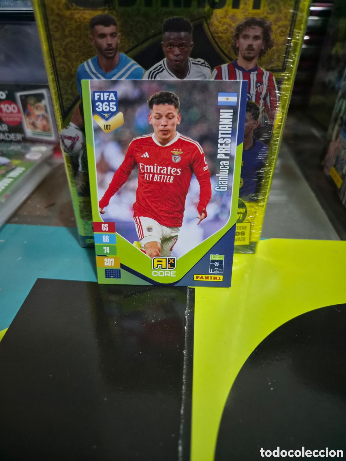Cromos de f&uacute;tbol: N&deg;107 Gianluca Prestianni FIFA 365 2027