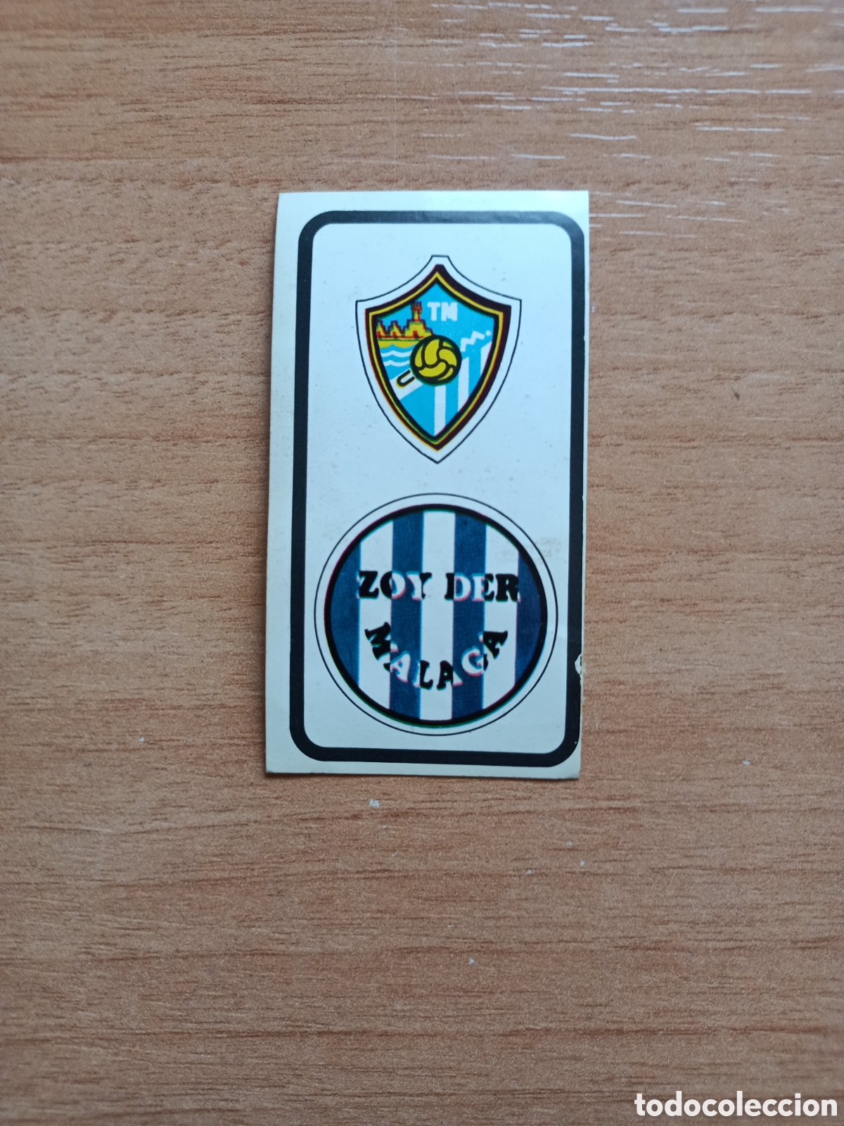 Cromos de f&uacute;tbol: MALAGA adhesivo R.Romero 74.75